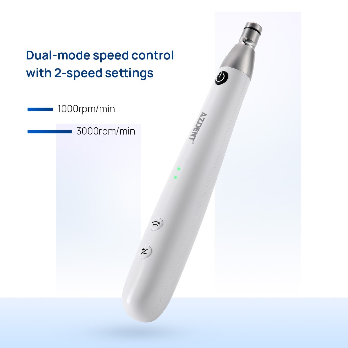 Cordless AZ Dental Electric Hygiene Prophy Handpiece 360° Swivel+2 Prophy Angles