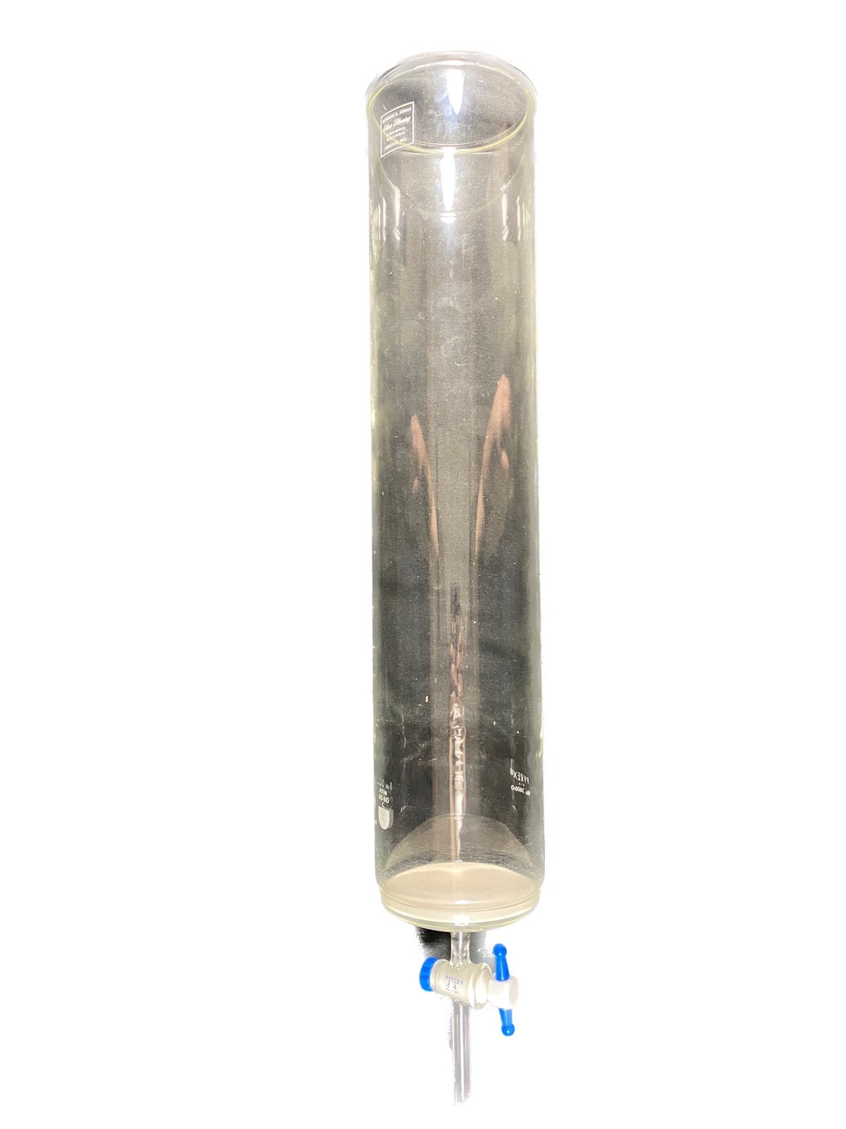 PYREX 3200mL Buchner Funnel Column Stpk Drain Coarse Frit 95mm I.D. 460mm Length