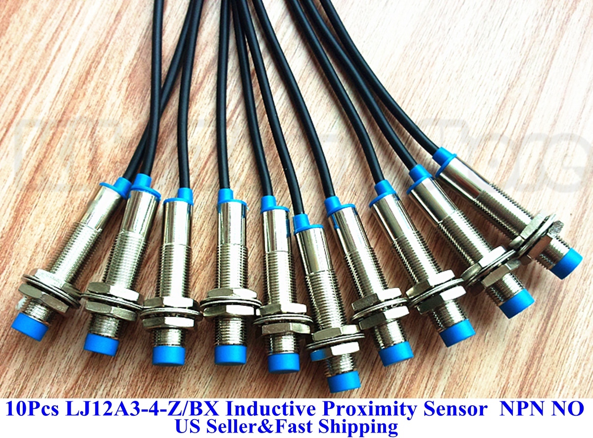 10pcs New LJ12A3-4-Z/BX Inductive Proximity Sensor Switch NPN DC6-36V