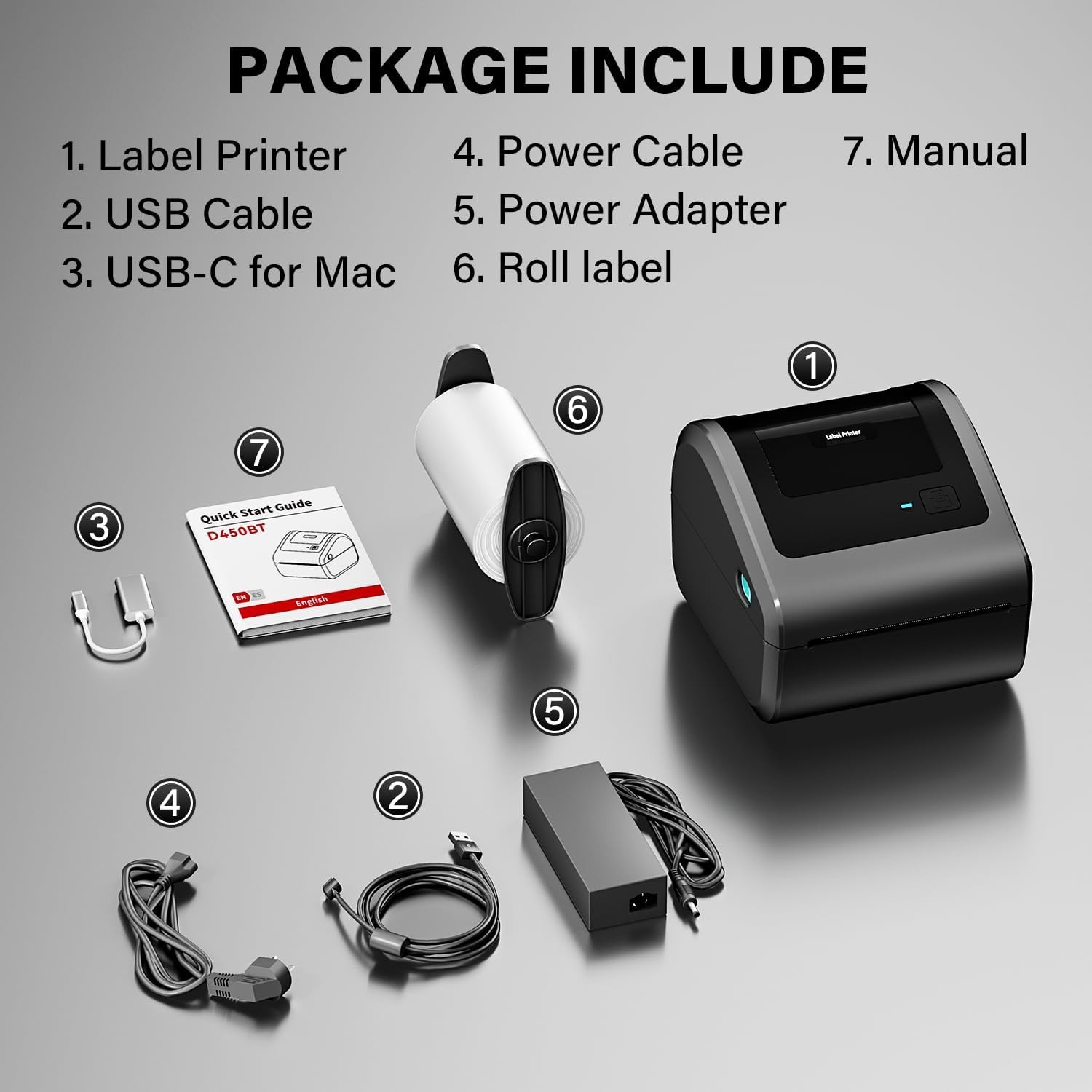 Phomemo Bluetooth Shipping Label Printer 4×6 Thermal for USPS FedEx UPS