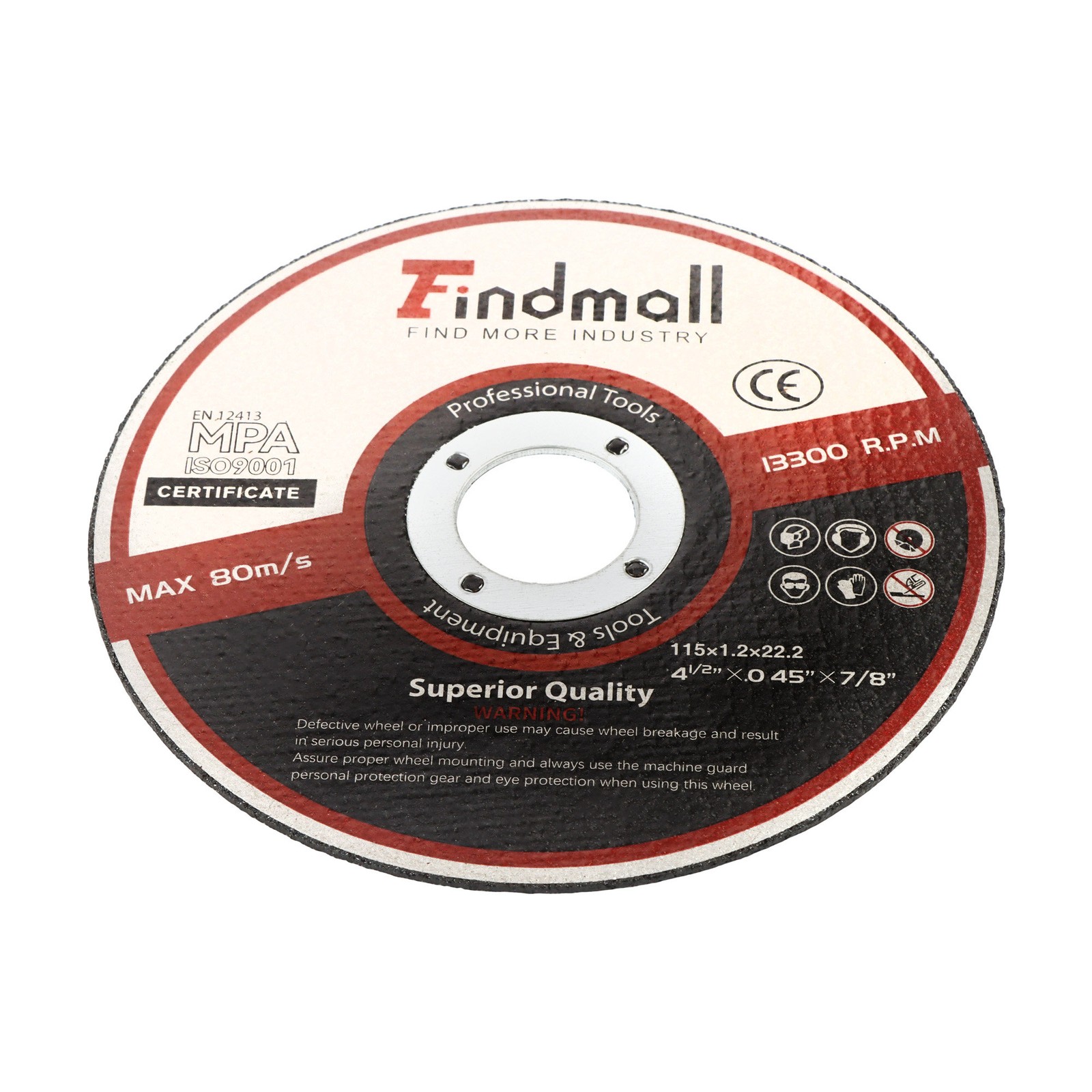 50 Pcs 4-1/2″ x 3/64″ x 7/8″ Cut-off Wheel Stainless Steel & Metal Cutting Disc