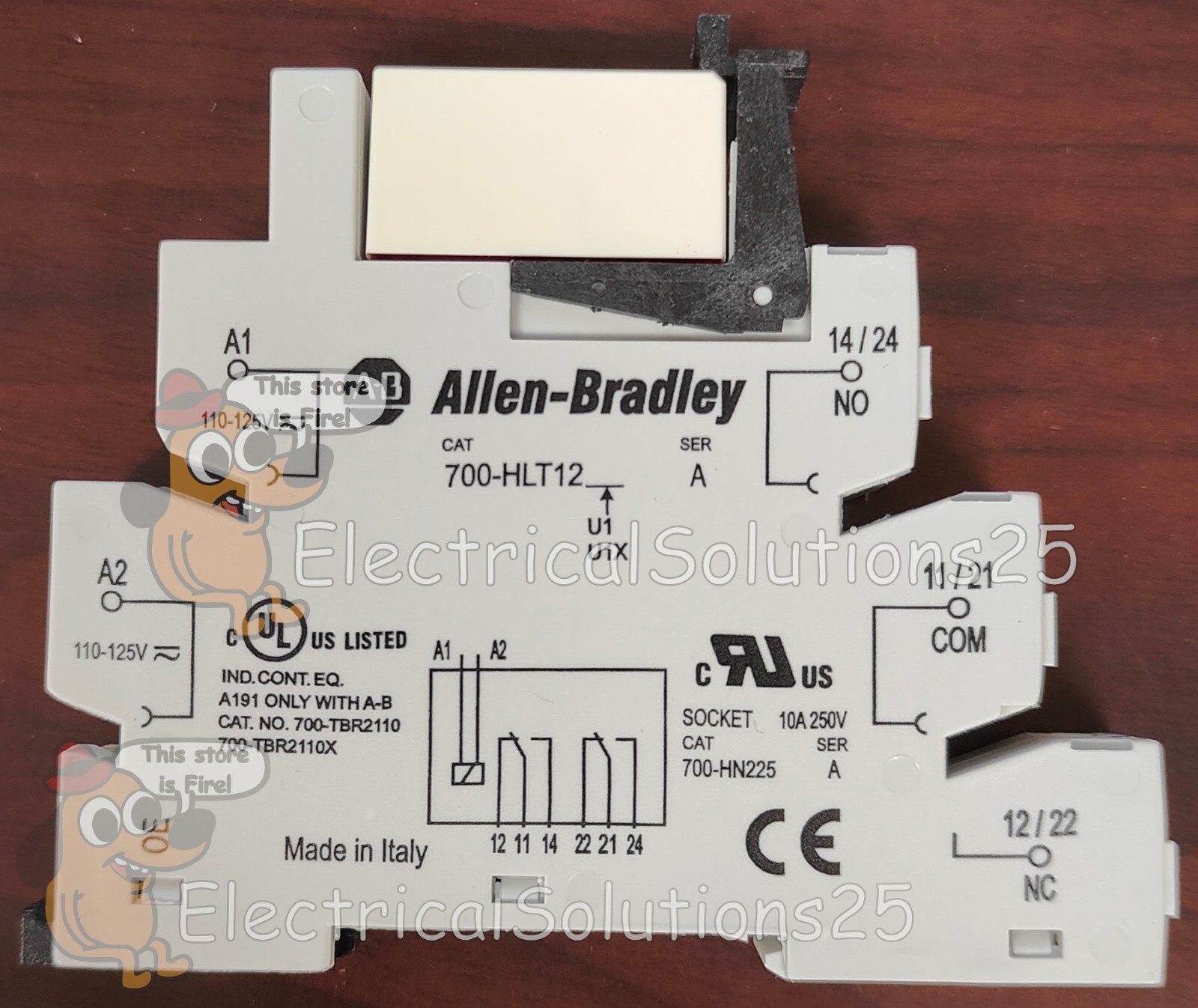 New Allen-Bradley 700-HLT12U1 compact general-purpose relay – Free Shipping