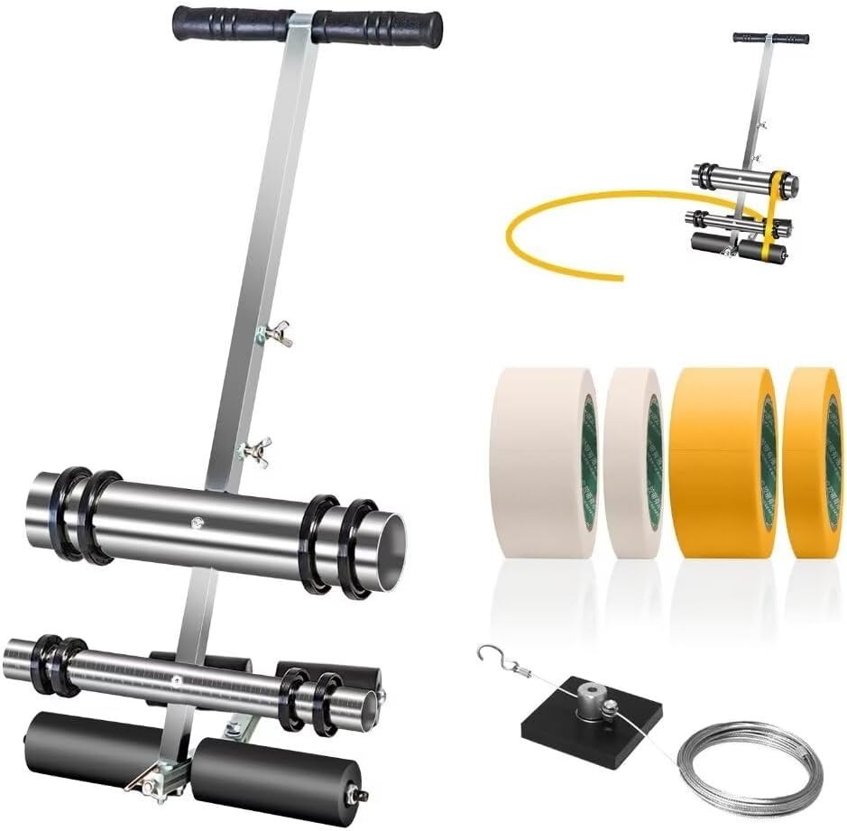 Line Striping Machine, with Drawing Circle Kit – Asphalt Or Concrete
