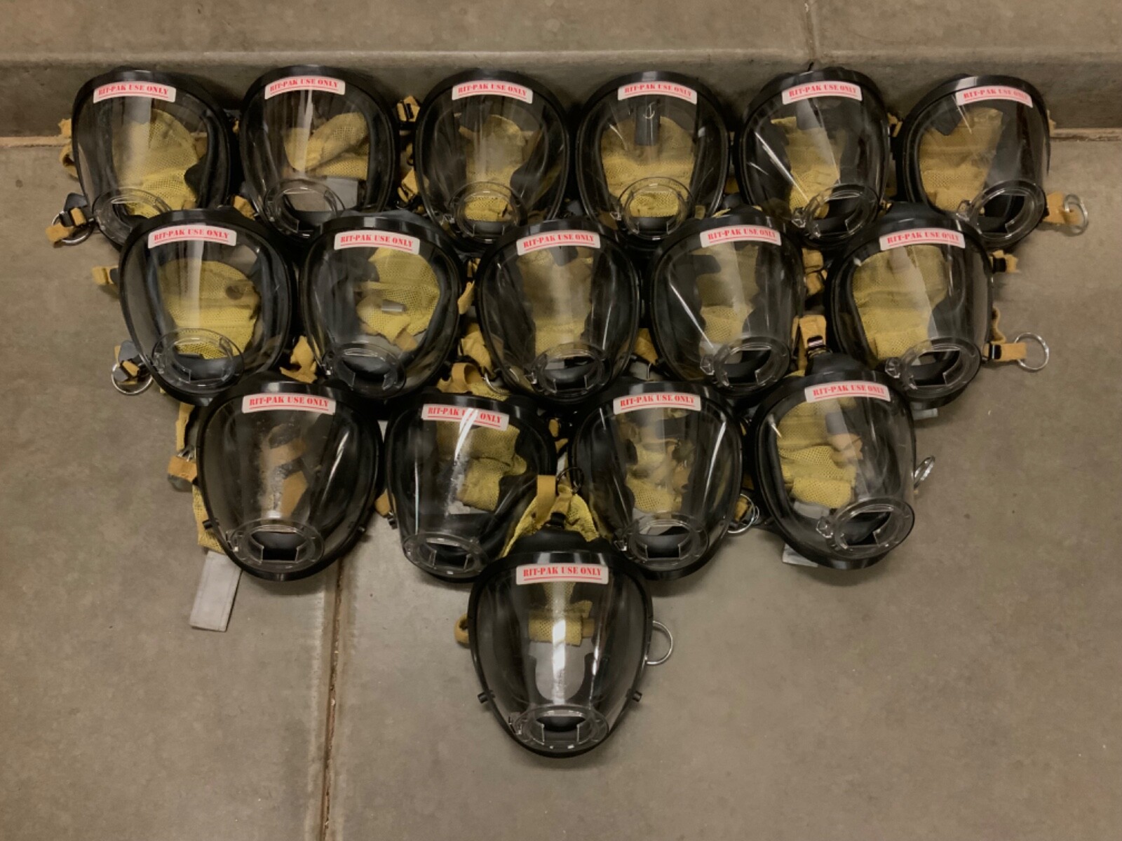 Scott AV3000 “RIT-PAK USE ONLY” Firefighter SCBA Mask KevlarHeadnet Size Medium