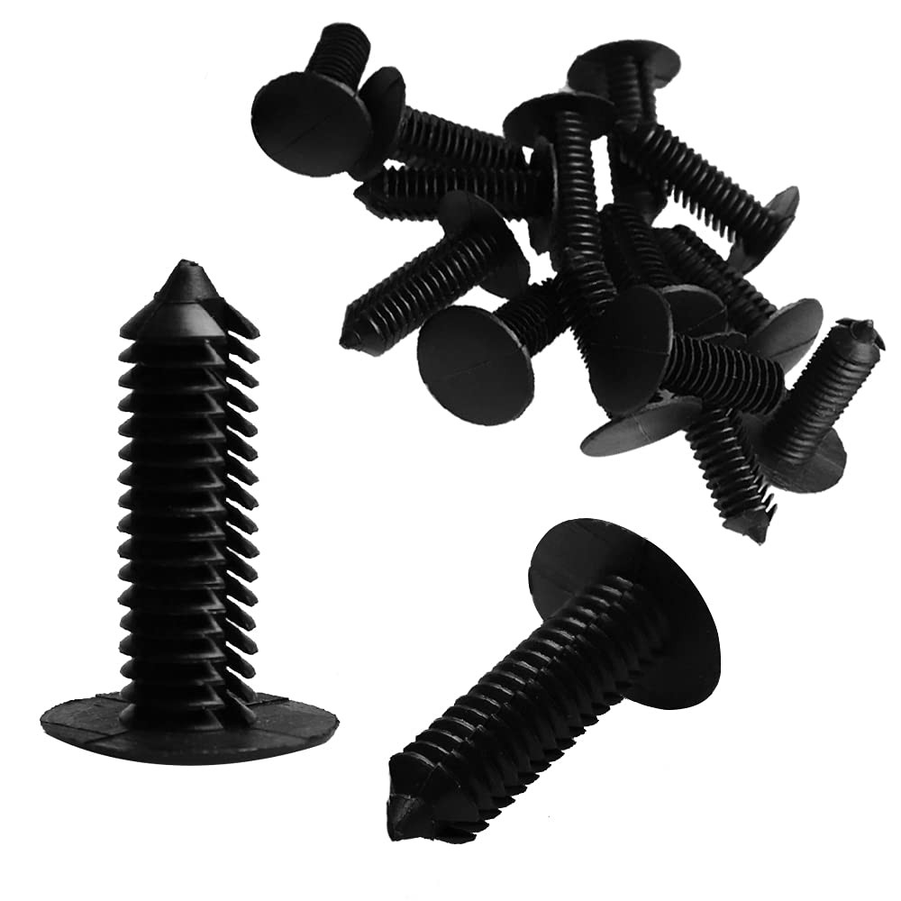 100Pcs 9mm Clip Car Retainer Expansion Screws Fastener Rivet Retainers Car Retai