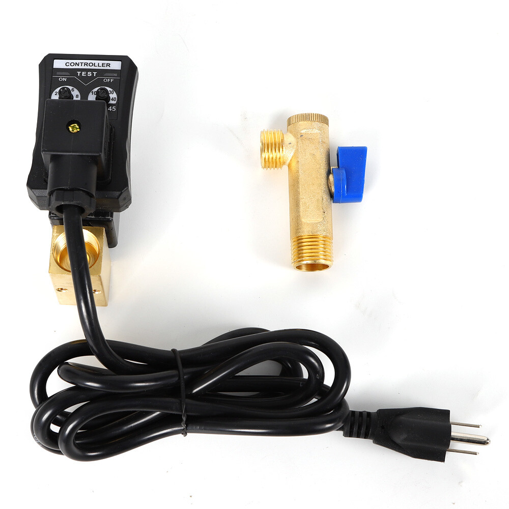 Auto Automatic Timed Electronic Drain Valve for Air Compressor Water Tank 1/2»!