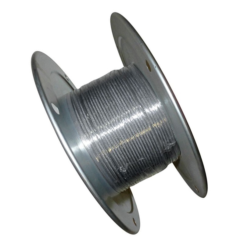 Vinyl Coated Wire Rope 3/16 – 1/4 Cable Rail 7×19 Lead Cable Rigging (Bulk)