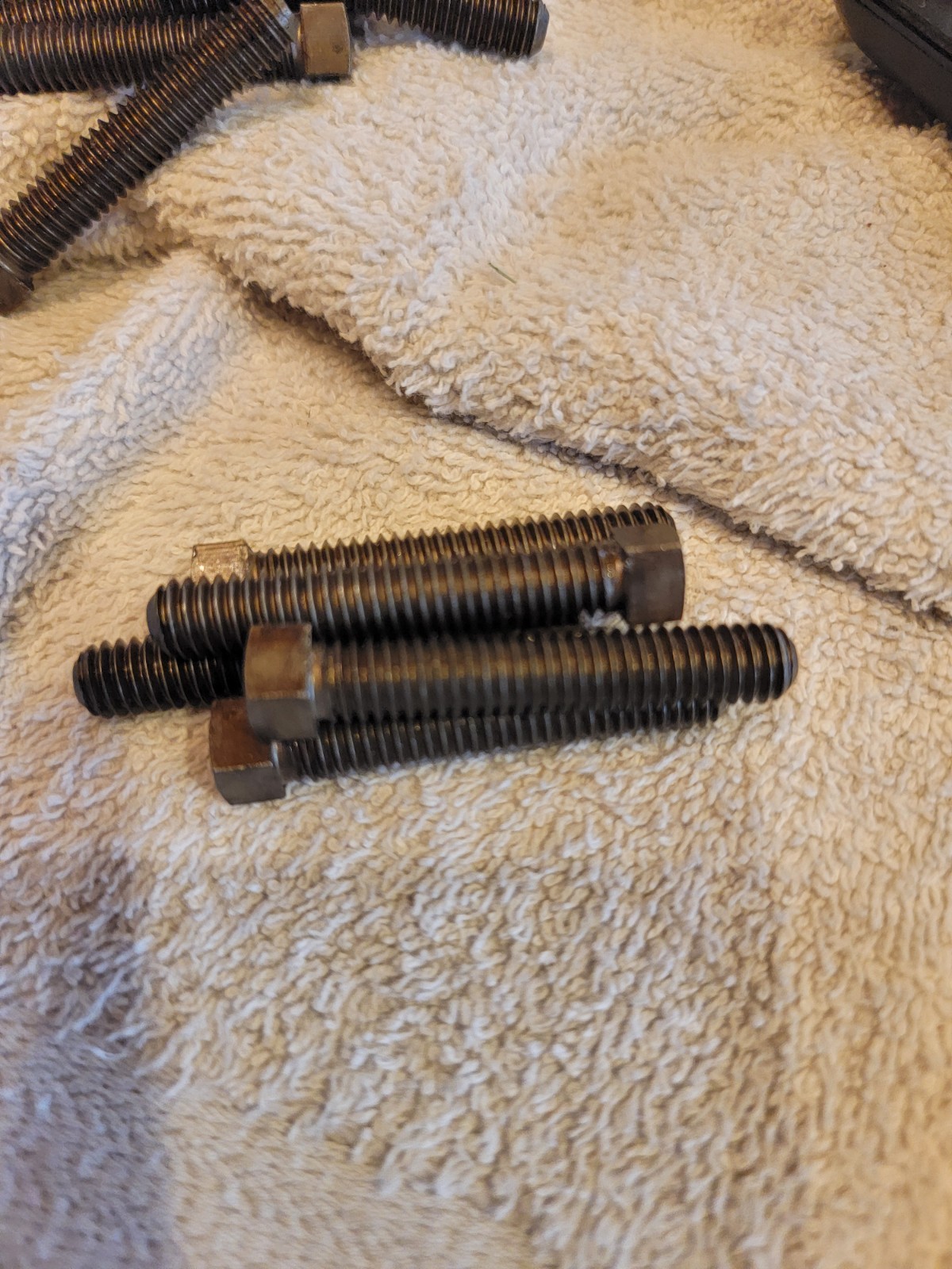 5/16-18 x 1-3/4 Case Harden Square Tap Bolt, Full Thread. 20pk