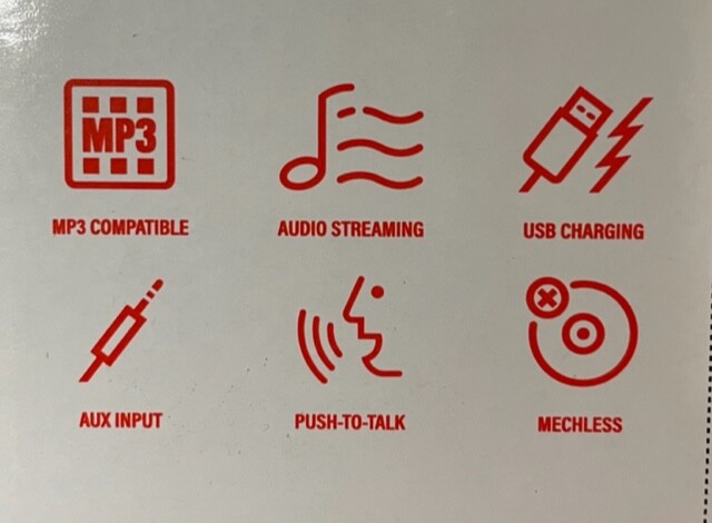 Bluetooth Radio fits compact Kubota KX series Excavator (NOT 080)