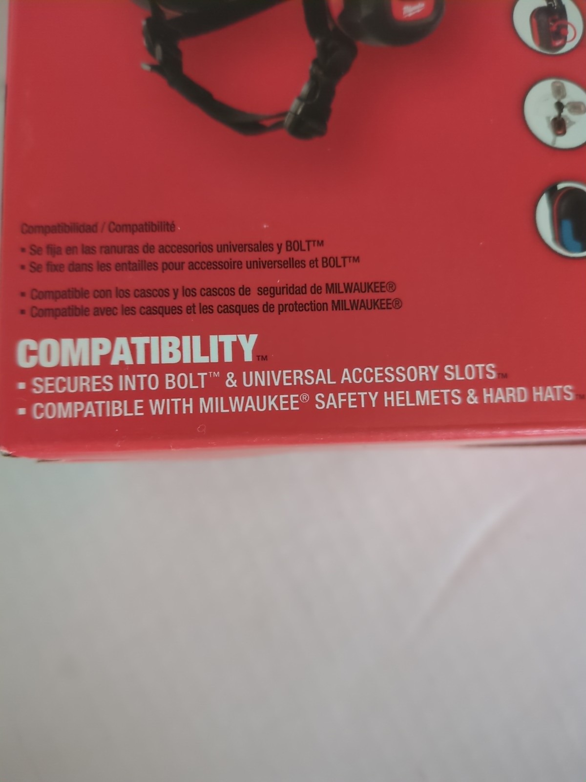 Milwaukee 48-73-3250 BOLT 24dB Hardhat Earmuffs Class A Universal Safety Helmets