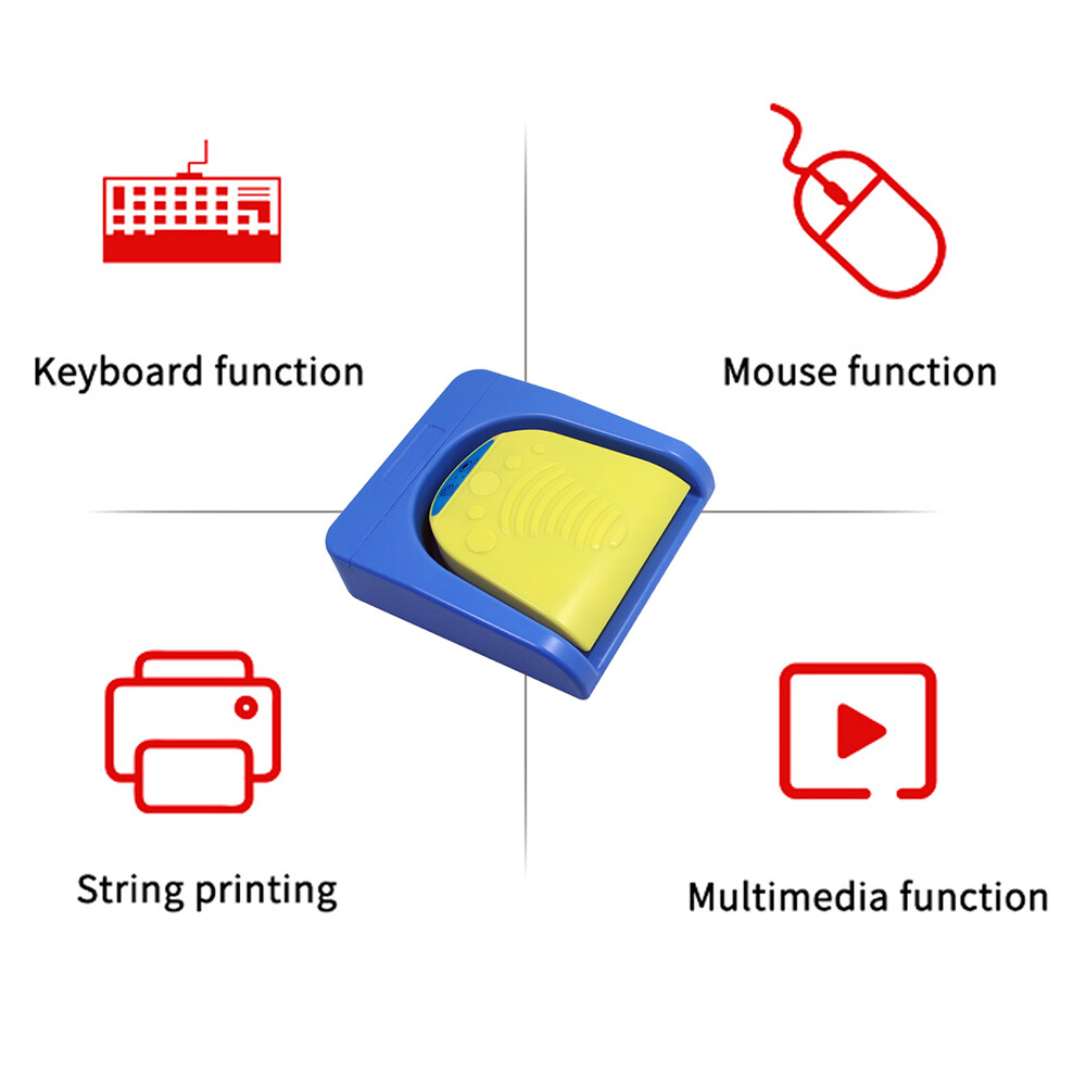 Wireless Foot Switch Quick Pedal Bluetooth keyboard for Gaming Computer Laptop