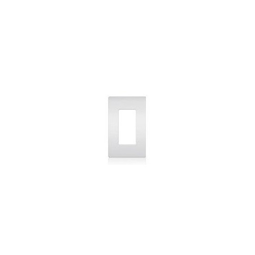 Lutron CW-1-BR, 1-Gang, Gloss, Brown, Blank, Standard, Screwless, Wallplate, 1pc