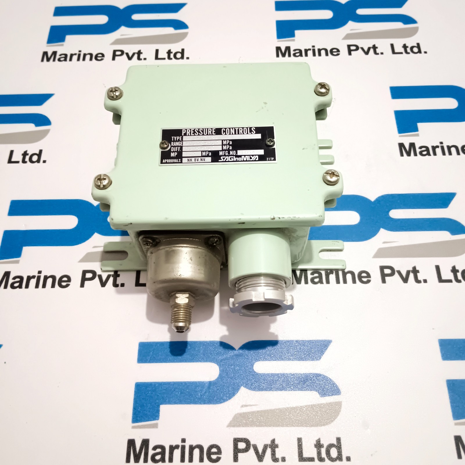 SAGINOMIYA SPS-H206W PRESSURE SWITCH Range : -0.06~0.6MPa