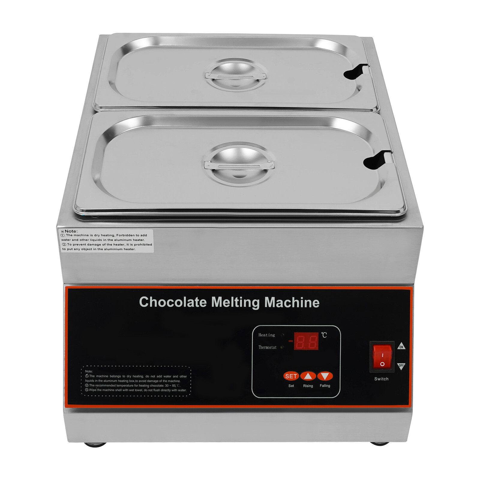Professional Chocolate Melting Machine Electric Chocolate Melting Pot 26.46 LBS