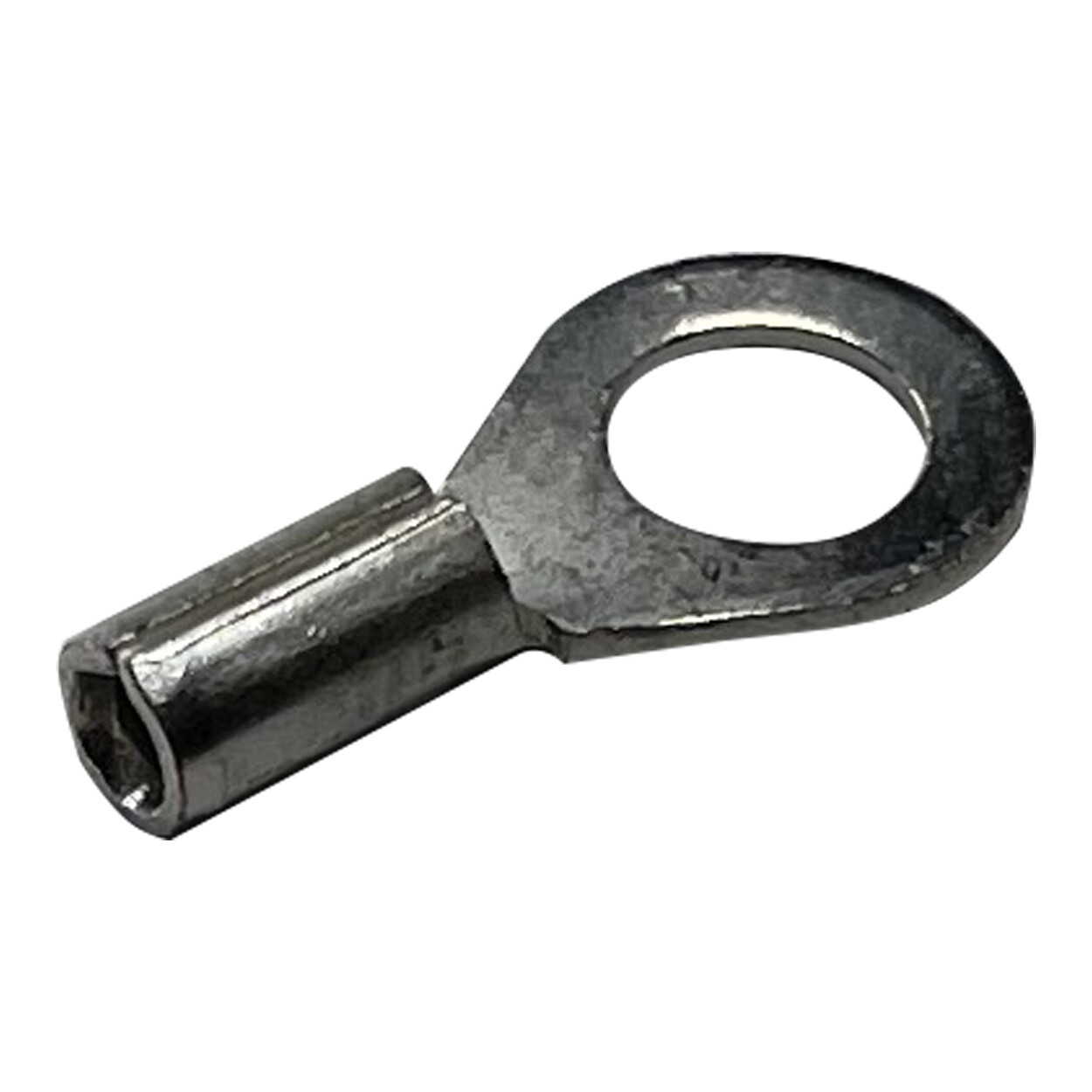 (100) Non-Insulated 22-18 Gauge #10 Ring Terminal Uninsulated Wire Connector