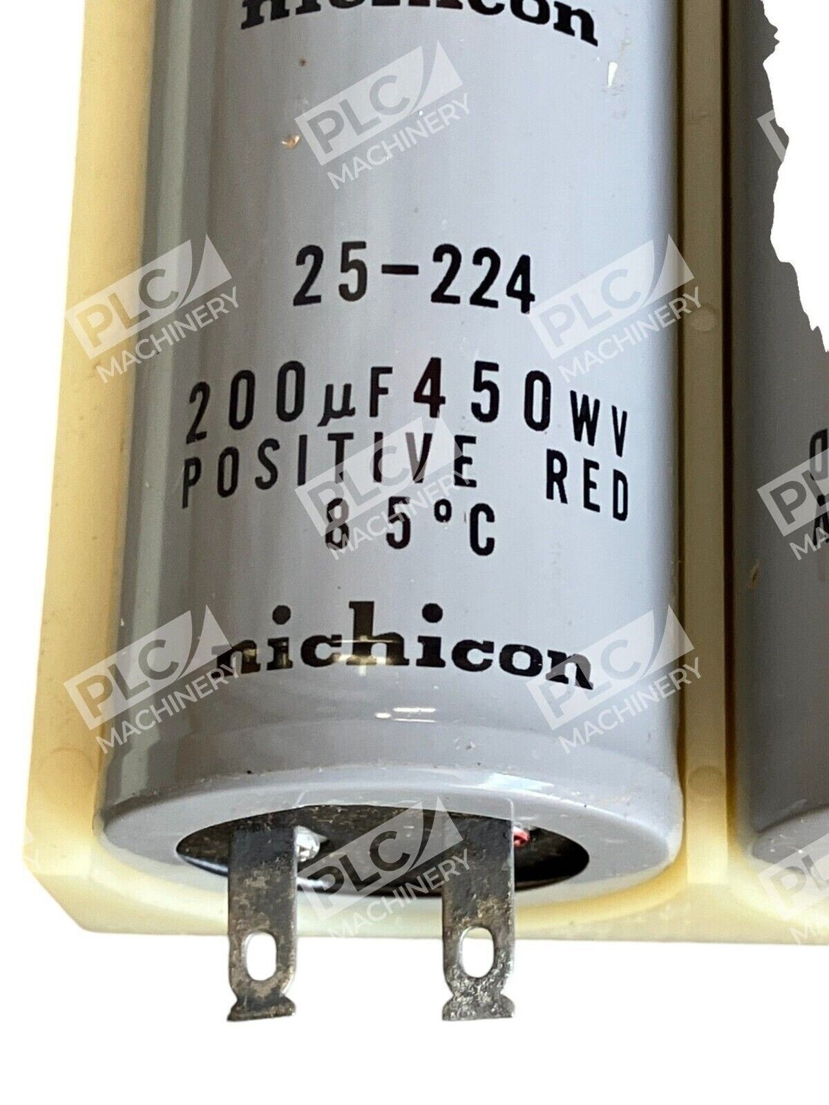Nichicon 200µF 450WV Positive Red (lot of 2)