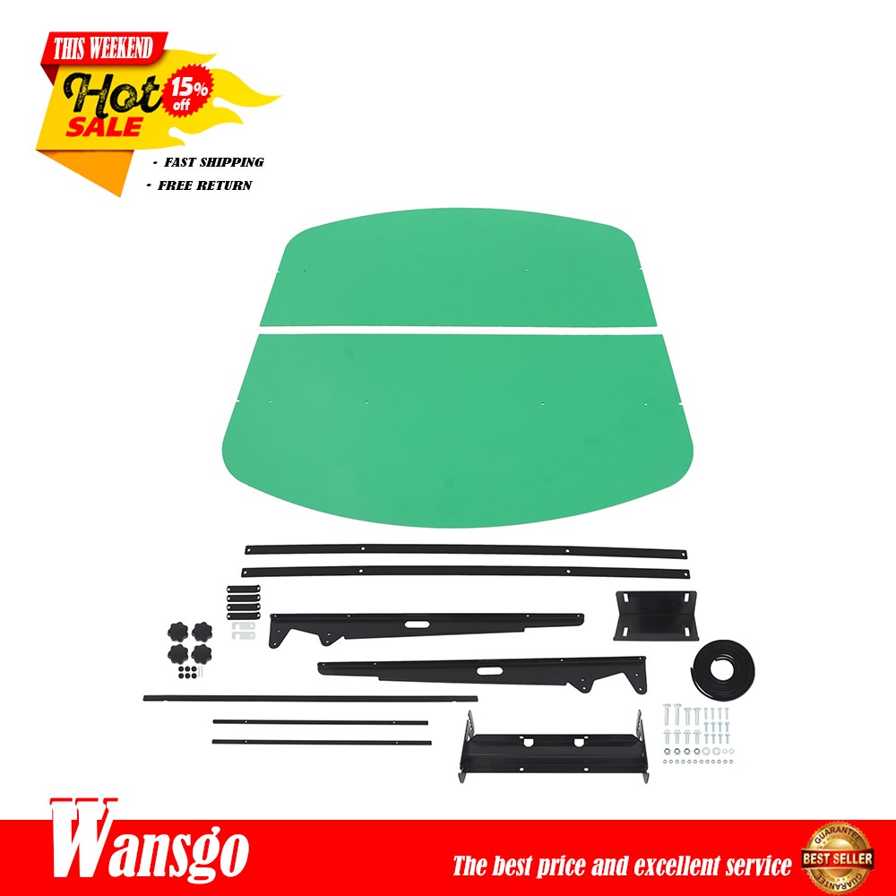52″ X 52″ For John Deere 2″ x 2″ or 2″ x 3″ ROPS Tuff Top Tractor Canopy Green