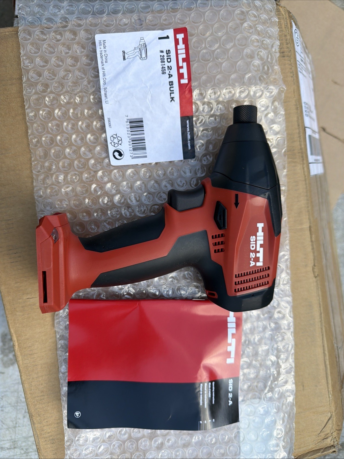 HILTI SID 2-A IMPACT DRILL DRIVER SET, NEW, FREE CHUCK, BITS, FAST SHIP