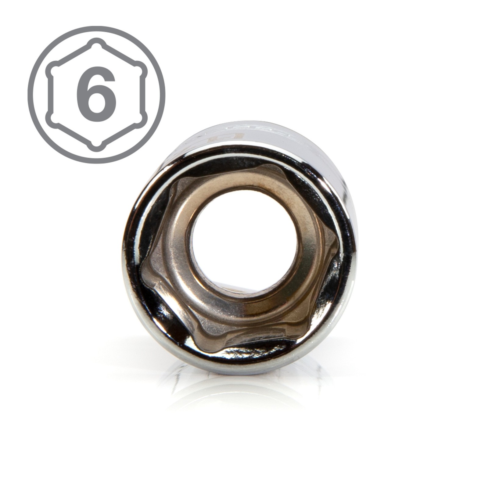 STEELMAN PRO 1/2-Inch Drive x 17mm Shallow 6-Point Metric Socket, 78314