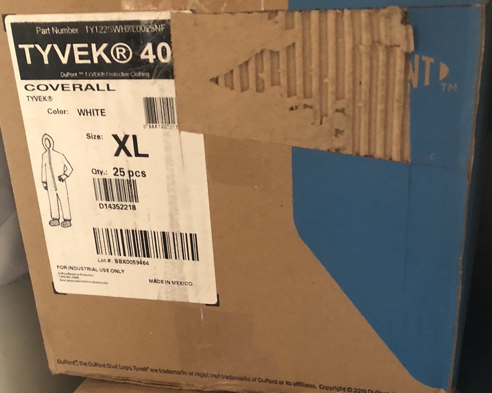 DuPont Tyvek 400 Coverall Attached Hood Boots «SHIPS FREE»