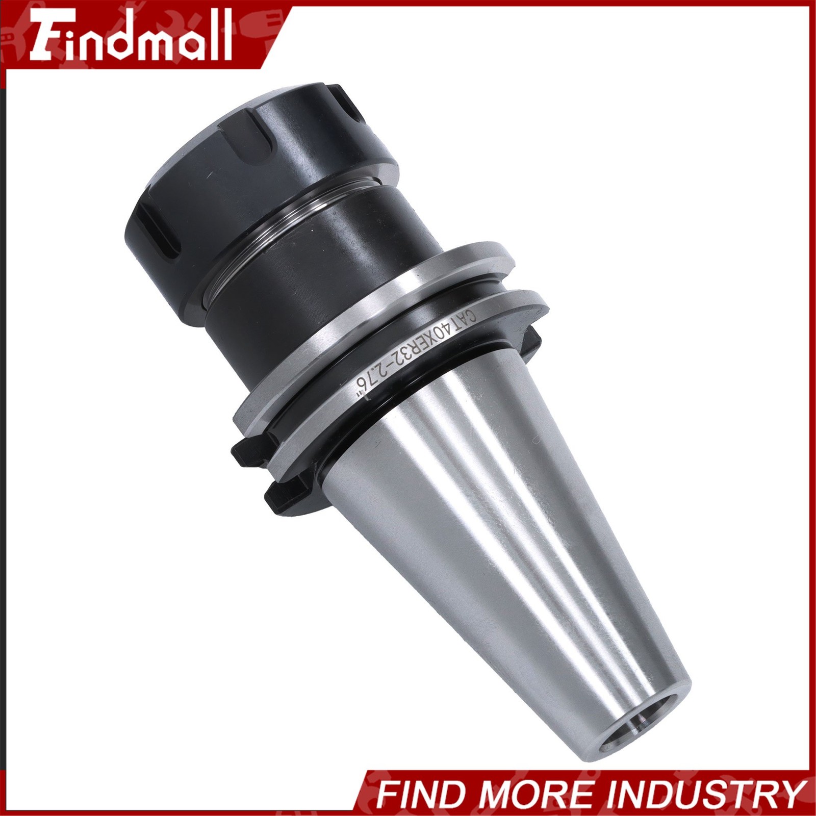 Findmall 10pcs CAT40 ER32 Collet Chuck Set 2.76″ 70mm CNC Milling Tool Holder