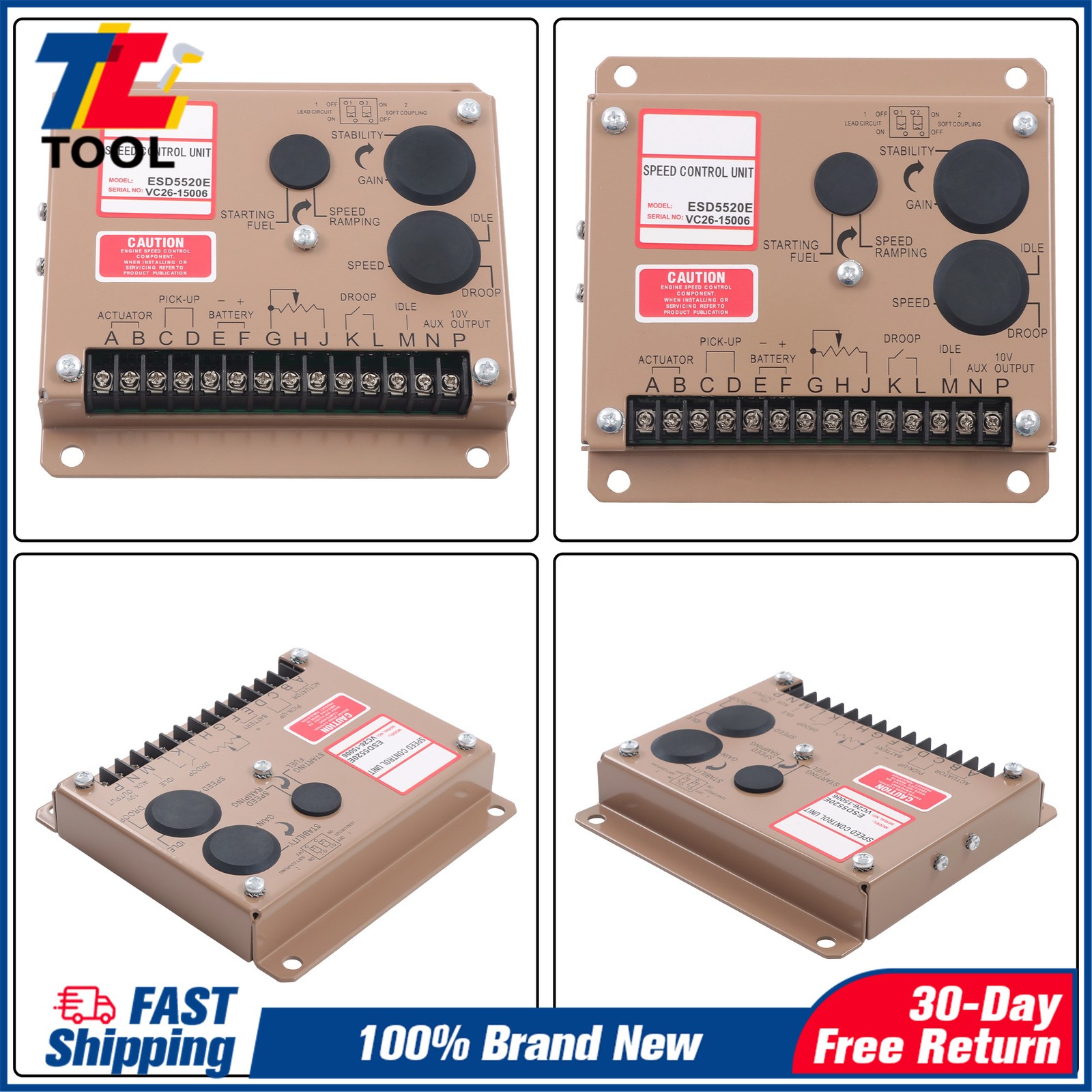 ESD5520E Governor Controller Speed Module for Power Generator