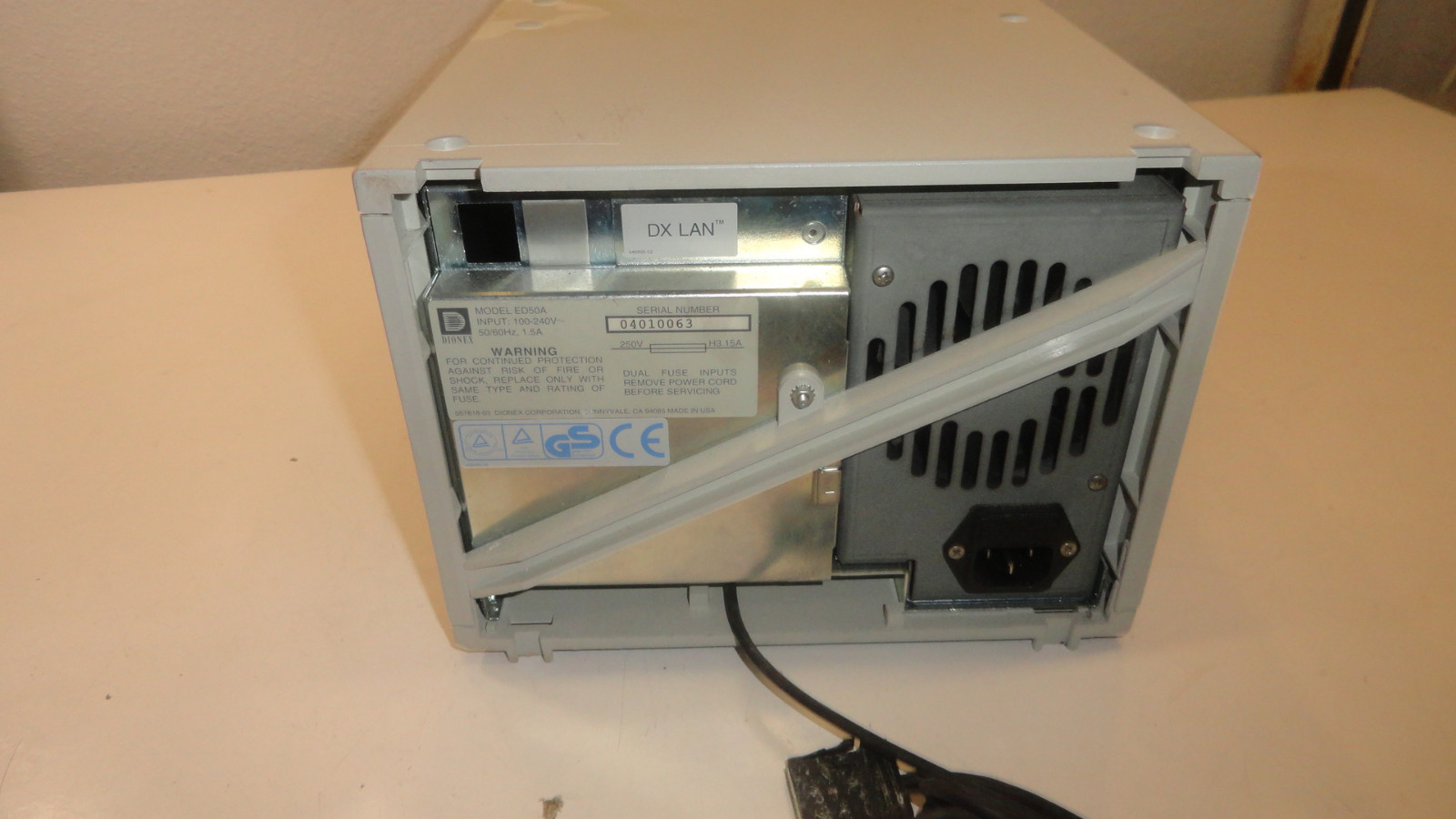 DIONEX ED50 ELECTROCHEMICAL DETECTOR SYSTEM – Read Description