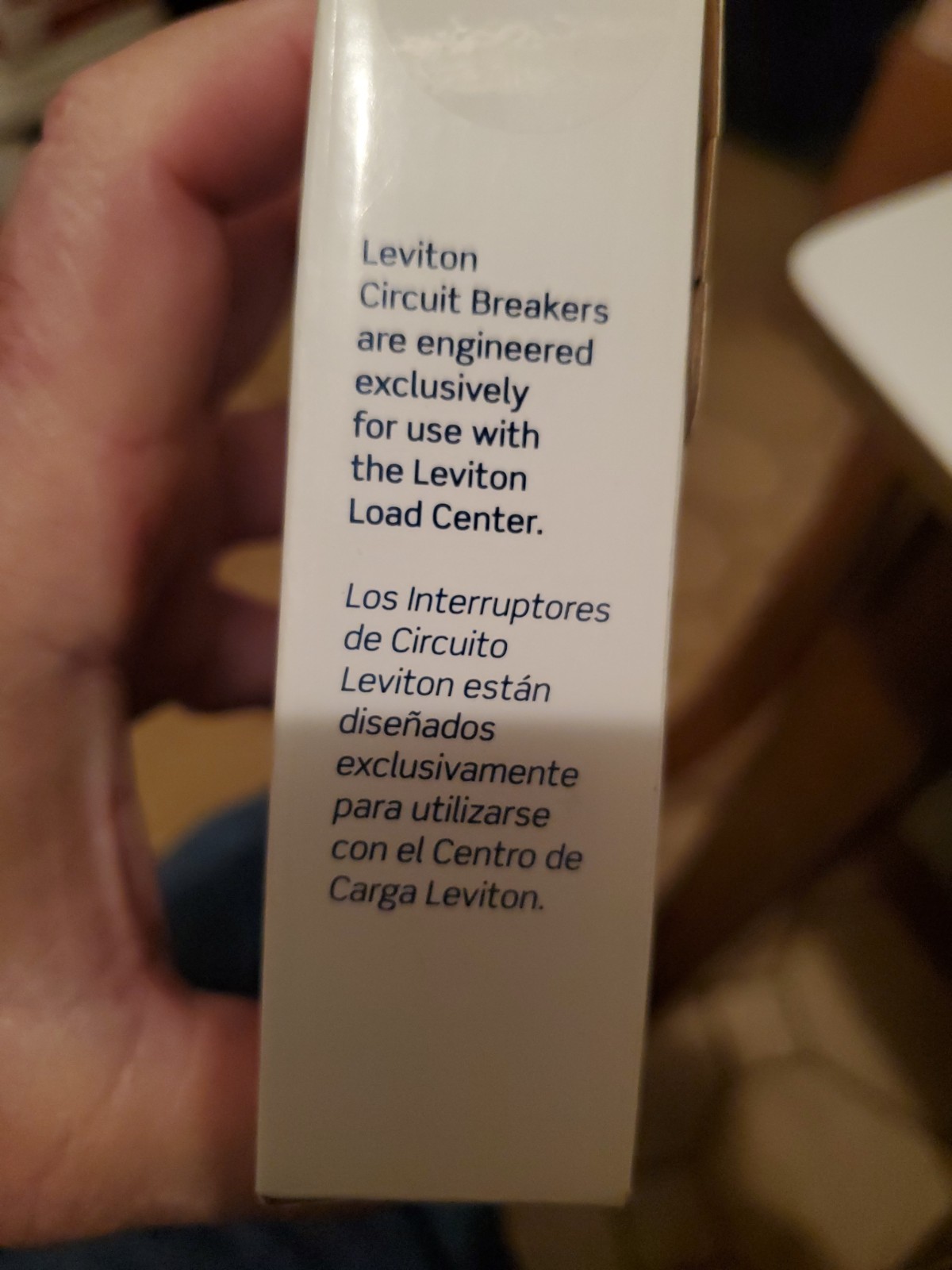 Leviton LB115-AFR 15A 1-Pole AFCI Arc Fault Branch Circuit Breaker New In Boc