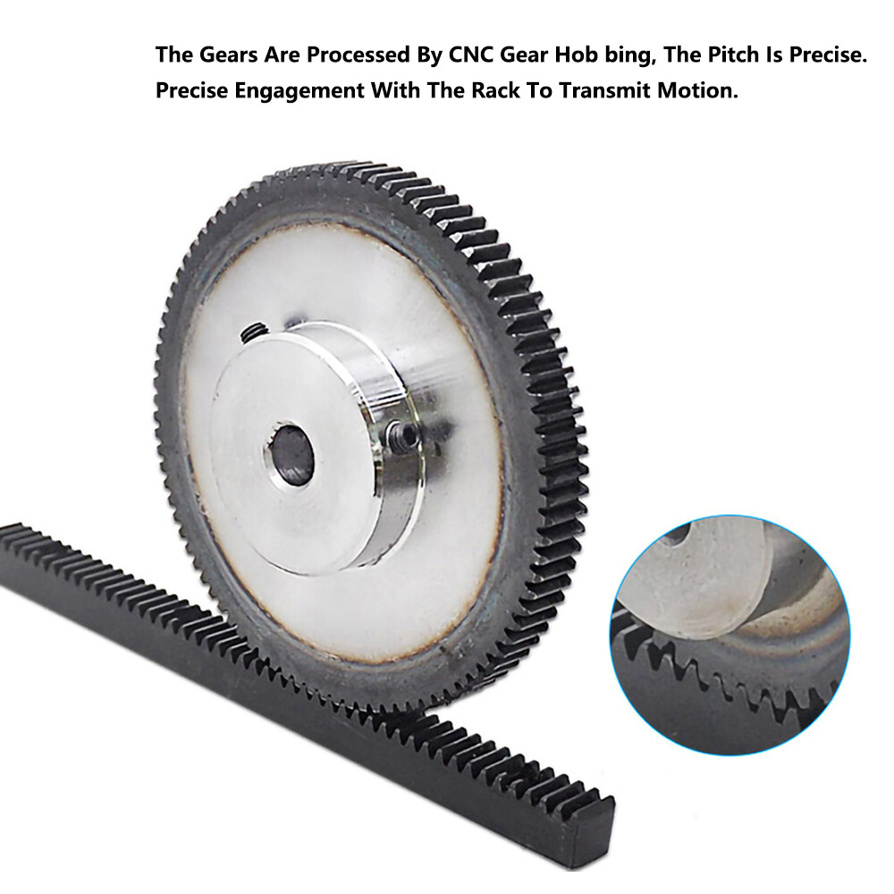 1 Mod 45# Steel Spur Gear 50-150T Bore 6mm-25mm Pinion Gear with Step Motor Gear