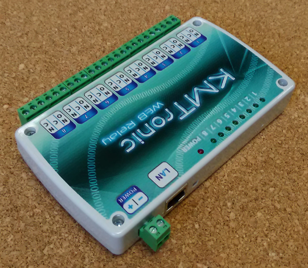 KMTronic LAN Ethernet IP 8 channels Relay board WEB BOX