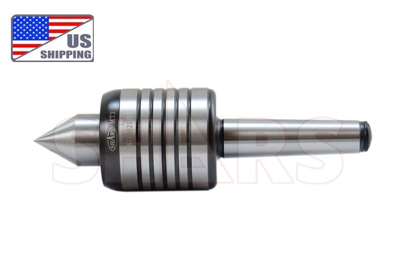 MT 2 Morse Taper CNC .0002″ LIVE CENTER 3500 RPM 265LBS TRIPLE + CERTIFICATE ^[