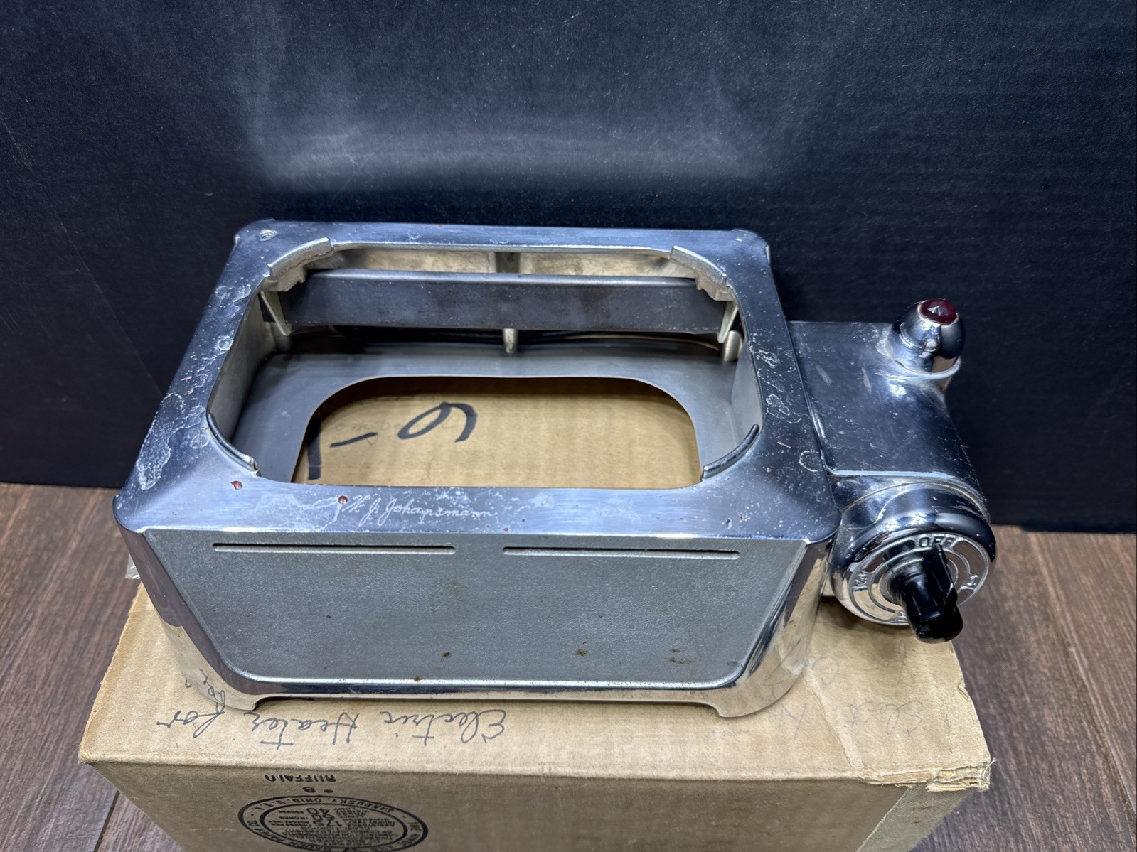 Vintage Hanau Electric Compound Heater Dental Lab Basin With Original Box