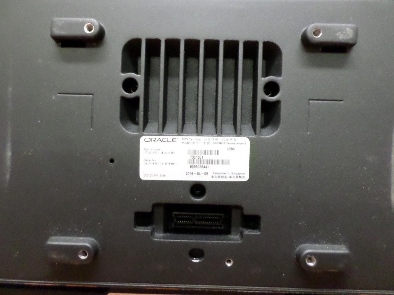 Micros Oracle Workstation 6 Terminal 7321804 (Only)