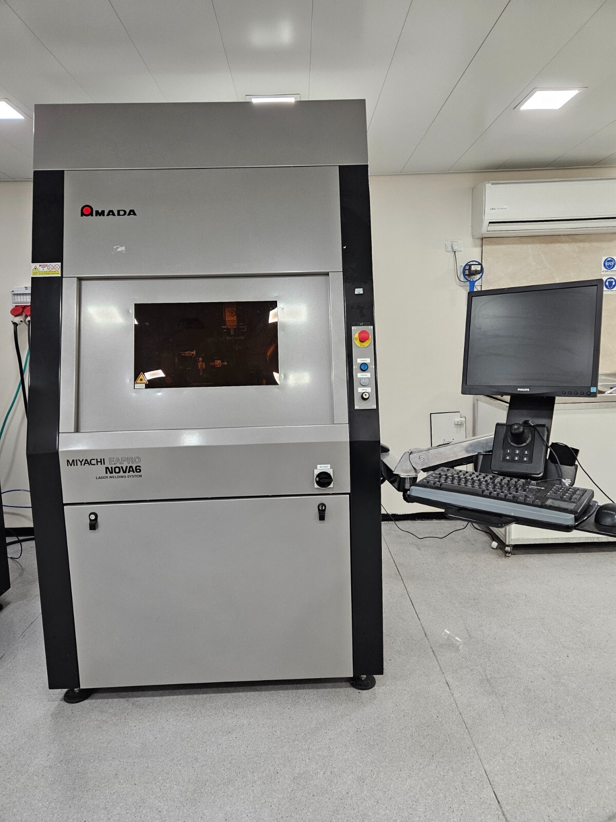 AMADA MIYACHI NOVA6 CNC Laser Welding Workstations yaer of manufacuring 2019