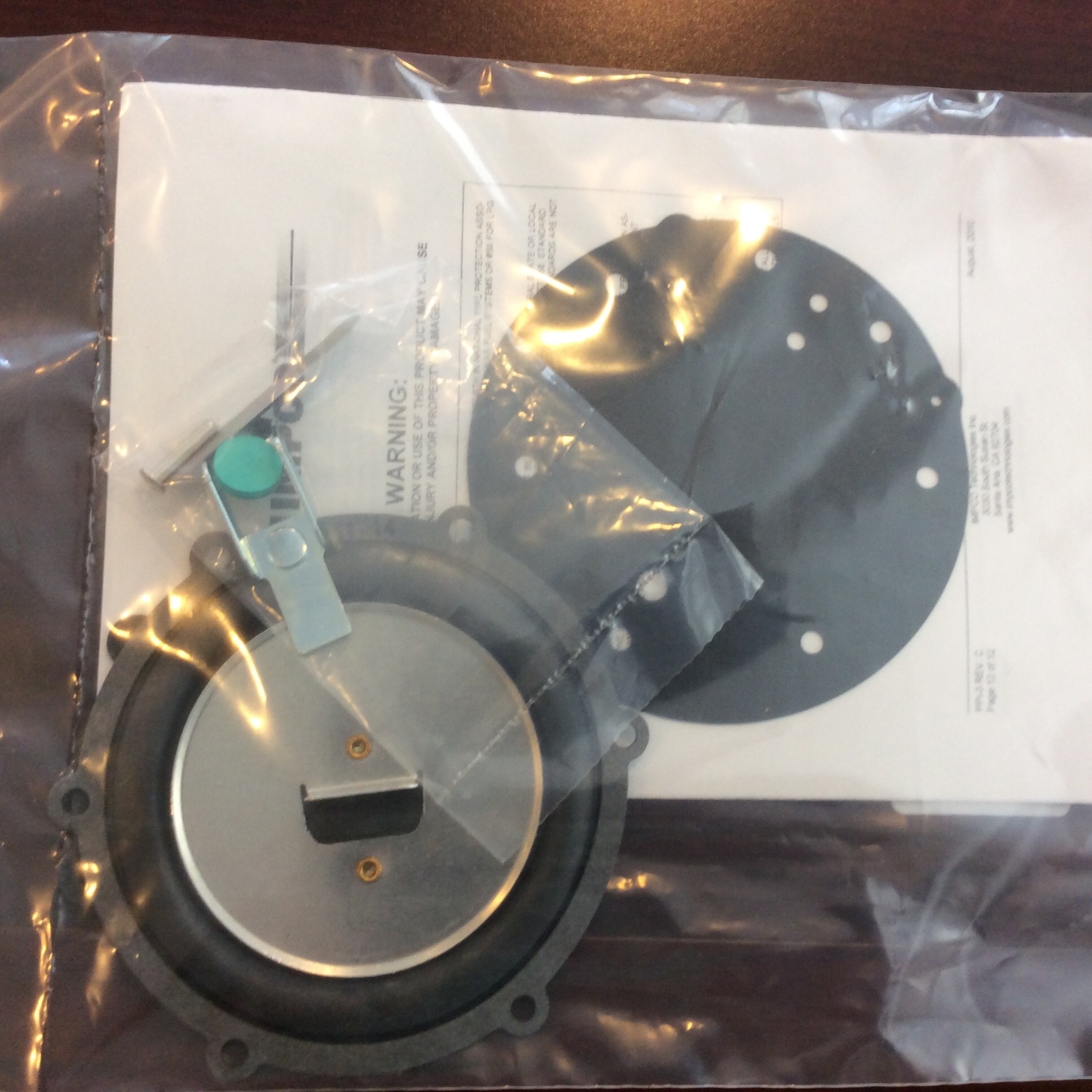 IMPCO Style RK-J-2 Pressure regulator rebuild kit Model JB-2 Converter