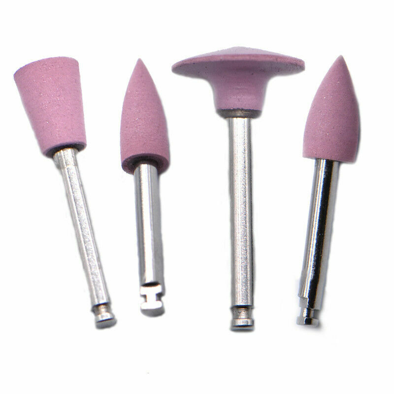 Dental Silicone Rubber Composite Polishing Finishing Burr Cup Point Head Latch