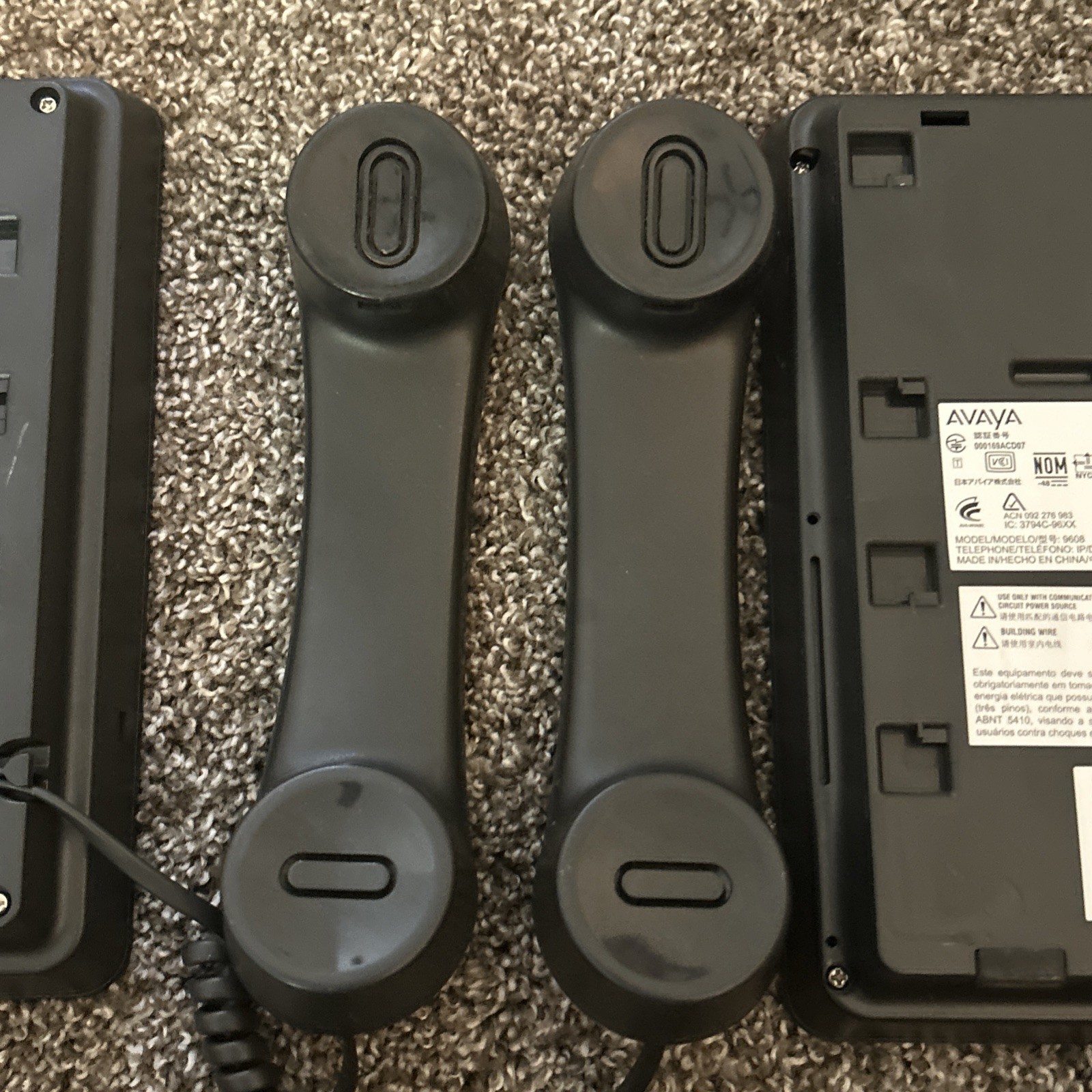 Lot Of 2: Avaya 9608 Business IP Phones Office Desk Phone Corporate Multiline