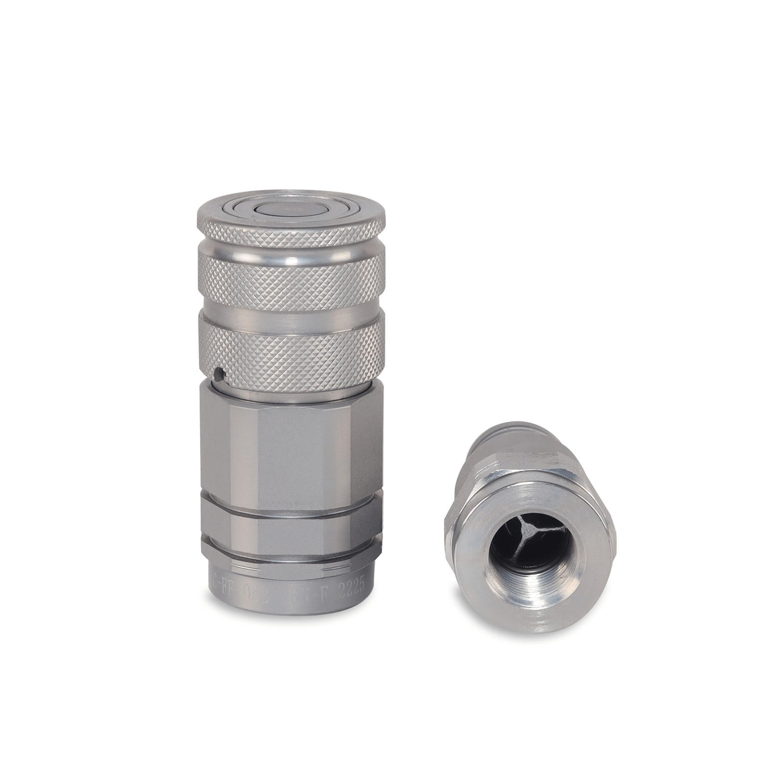 3/8″ Flat Face Hydraulic Quick Couplers Set – 3/8″ NPT Thread