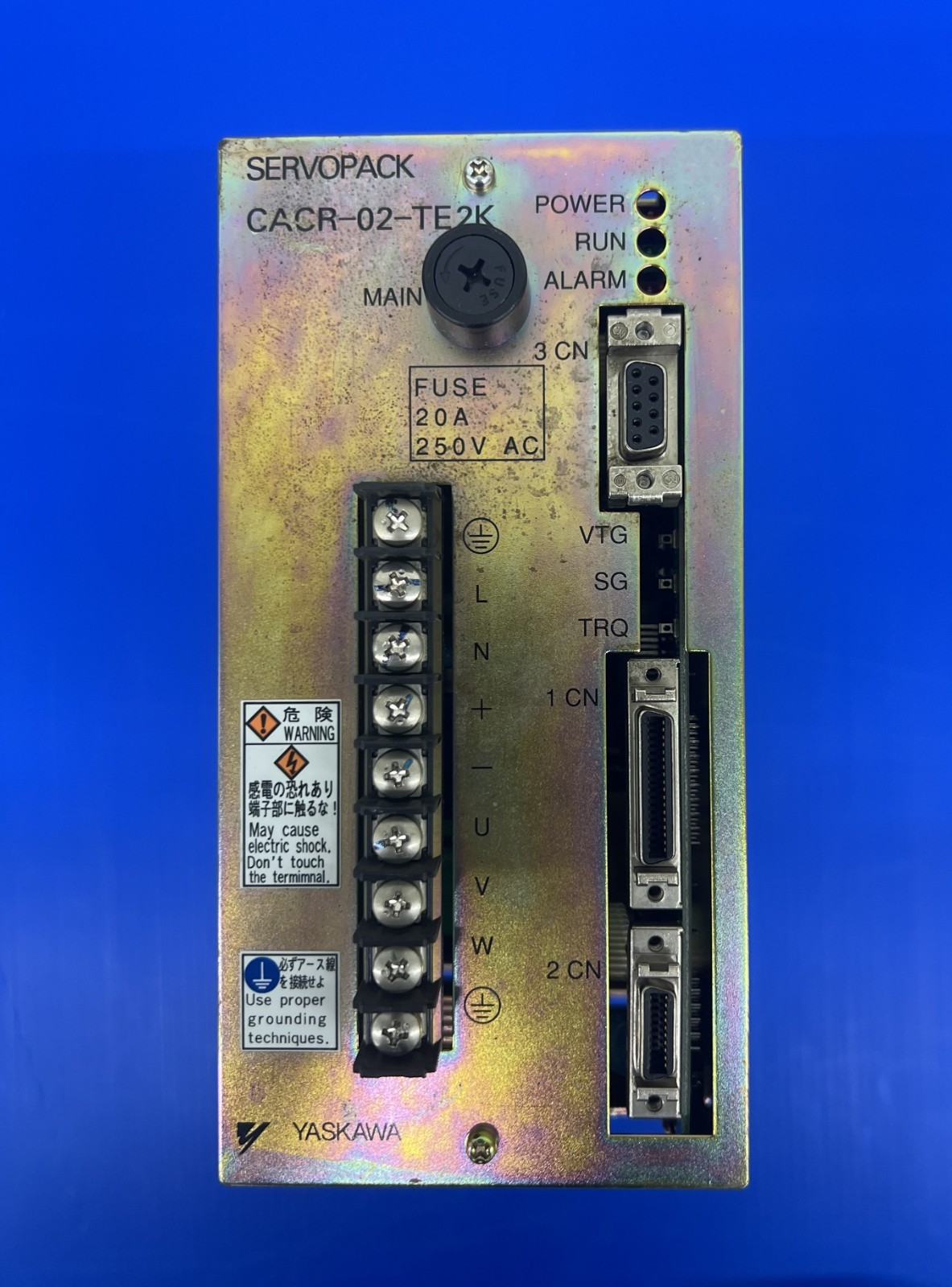 (USED) TEL ACT8 / YASKAWA SERVO DRIVER / CACR-02-TE2K