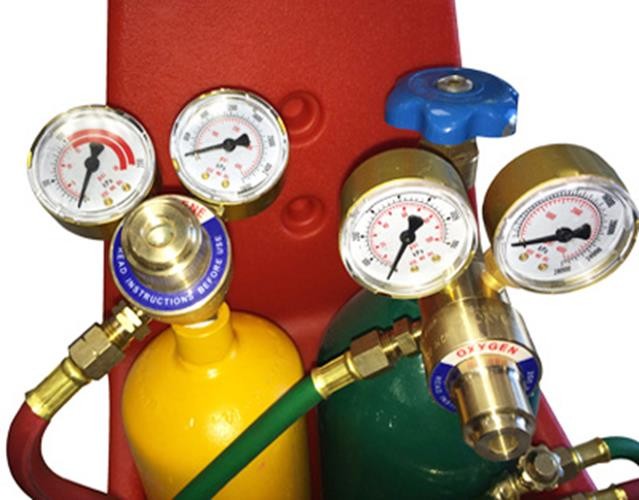 Mini Oxygen Acetylene Gas Welding Cutting Welder Outfit Set with Tanks Kit