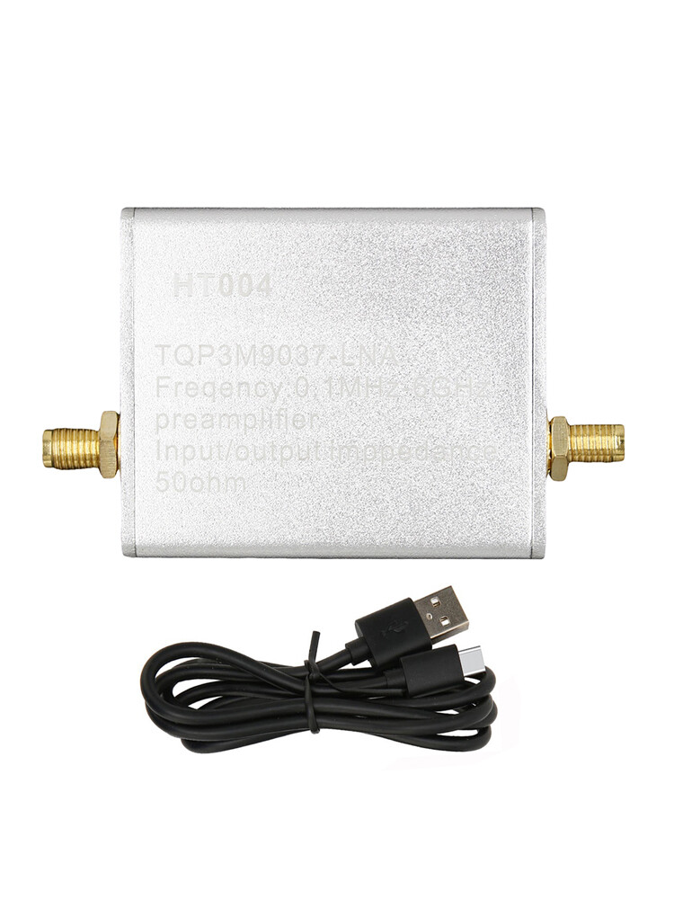 100K-6GHz HT004 Full Band Low Noise Amplifier 20dB High Gain Power Preamplifier.
