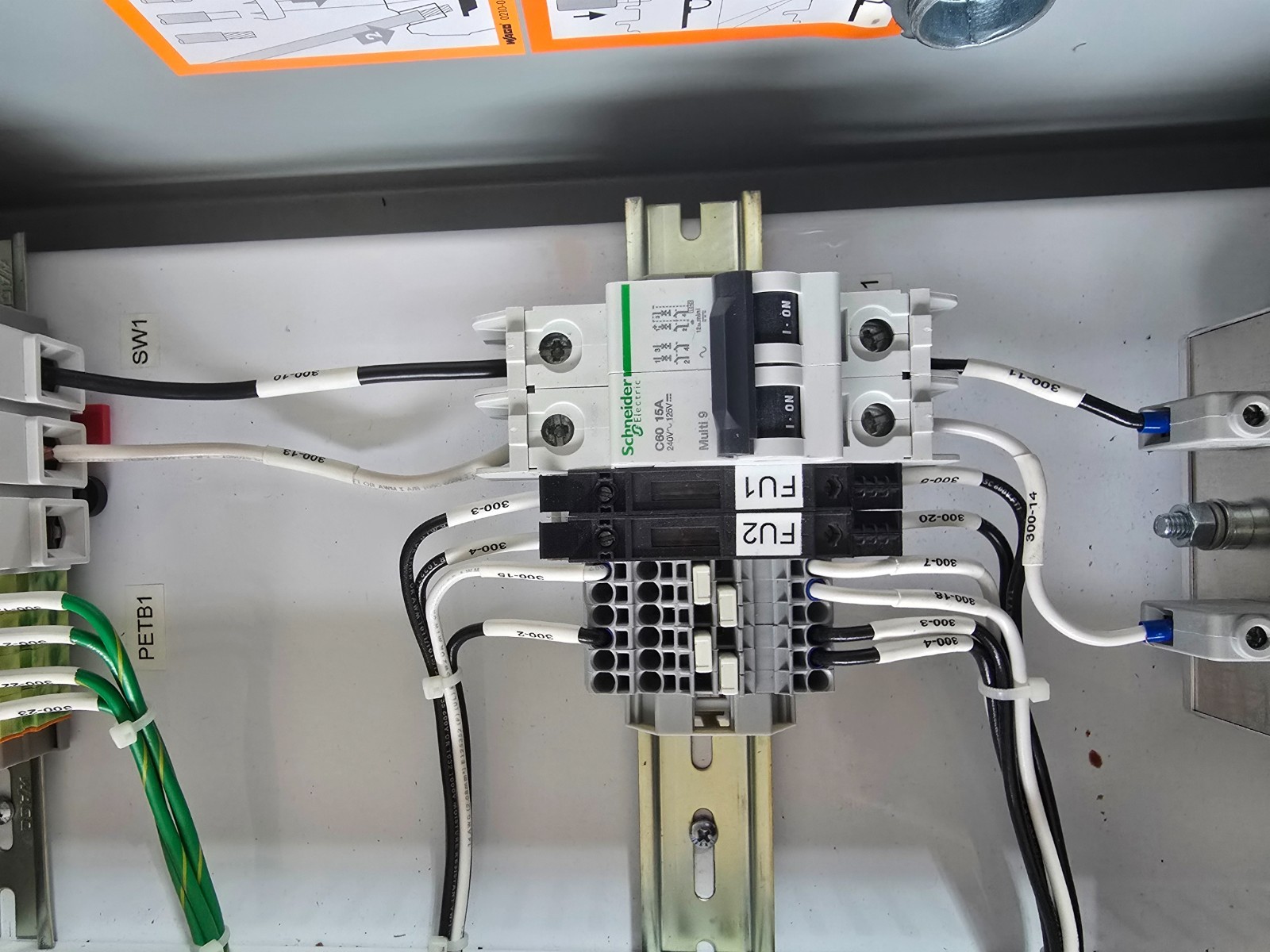 Industrial PLC Control Cabinet WAGO 750-881 | PULS PSU | Schaffner | Docs Incl.
