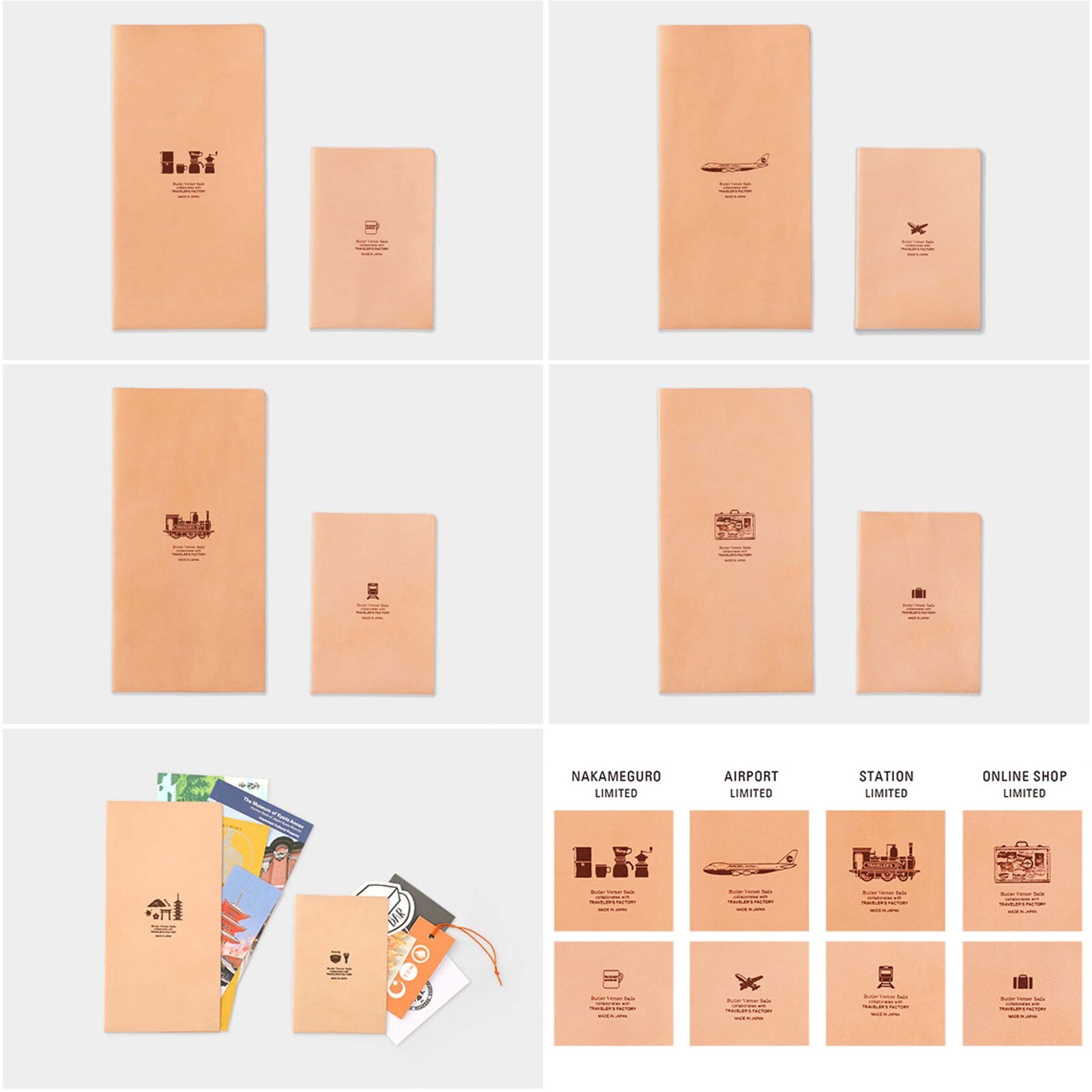 TRAVELER’S Notebook Original Tochigi Leather Folder Regular & Passport size