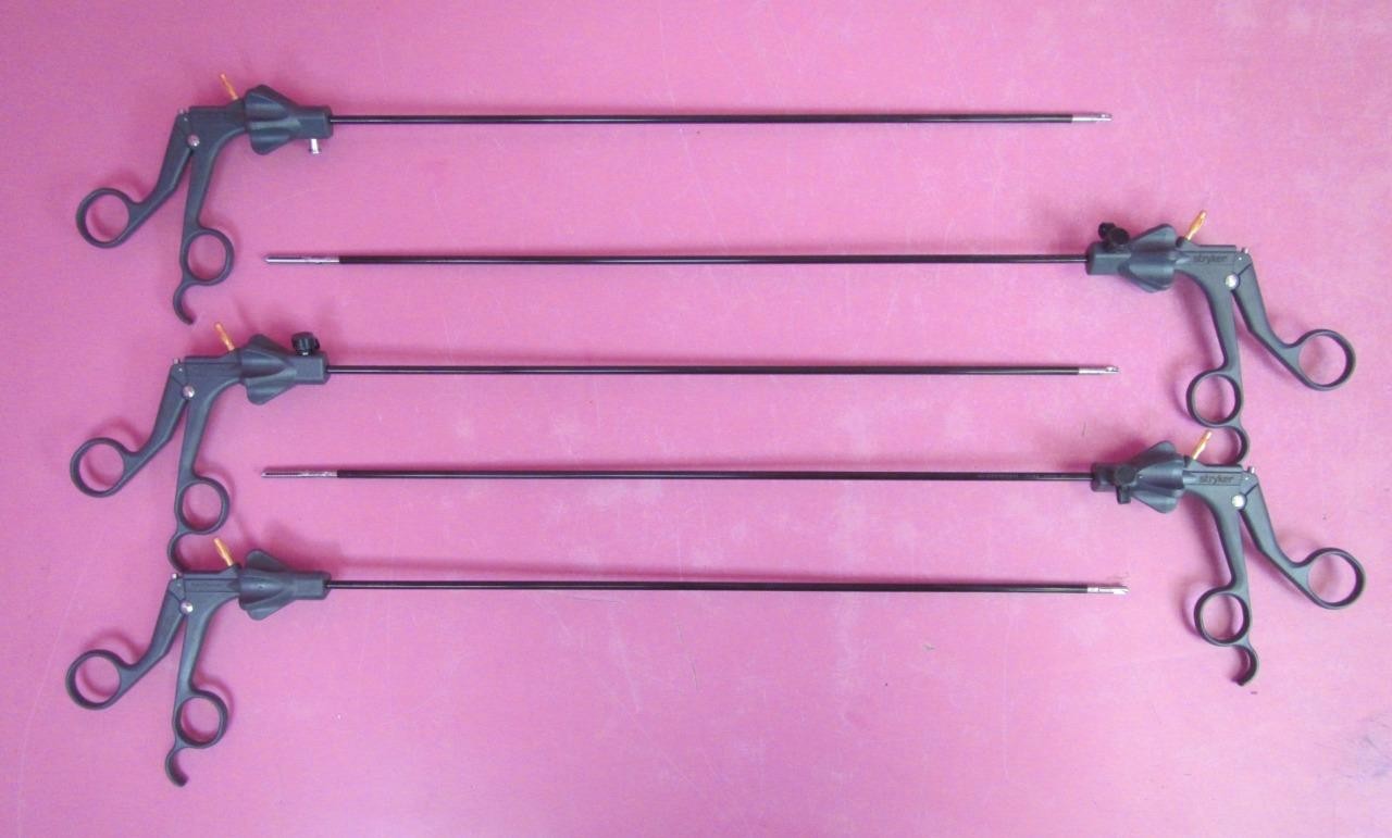 Stryker V.Mueller Snowden Pencer 8 Pc Bipolar 5mm Laparoscopic Instrument Set