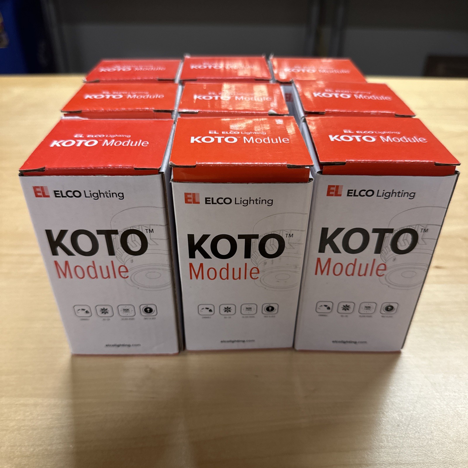 Elco Lighting 10W KOTO LED Module (ELK0930) – Lot of 9