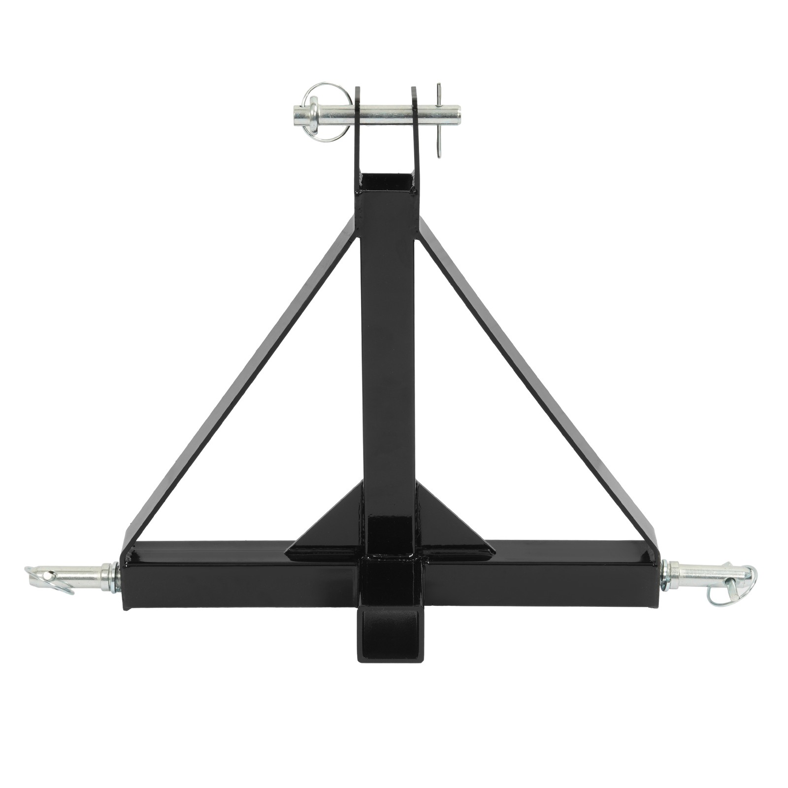 New 3 Point 2″ Receiver Trailer Hitch Drawbar Adapter Category One Tractor Black