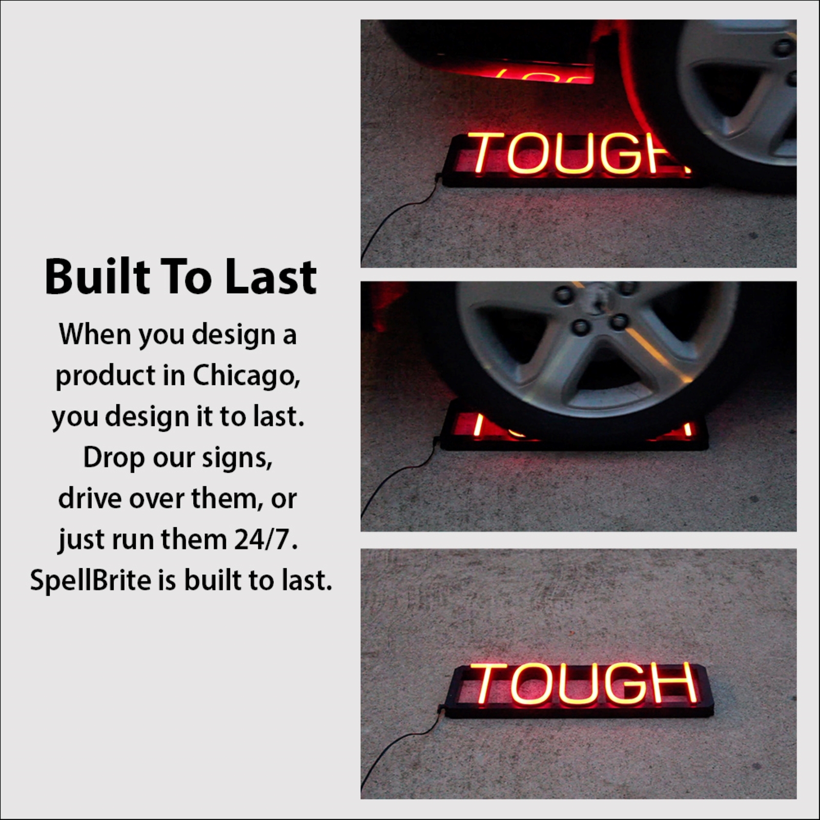 SpellBrite GIRO POSTAL Sign | Neon Sign Look, LED Light | 24.0″ x 15.0″
