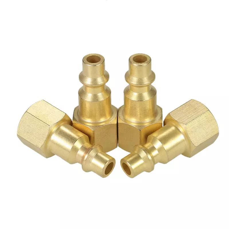 1/4-Inch Female Coupler Quick Connect, Air Hose & Air Coupler Plug – Pack of 10