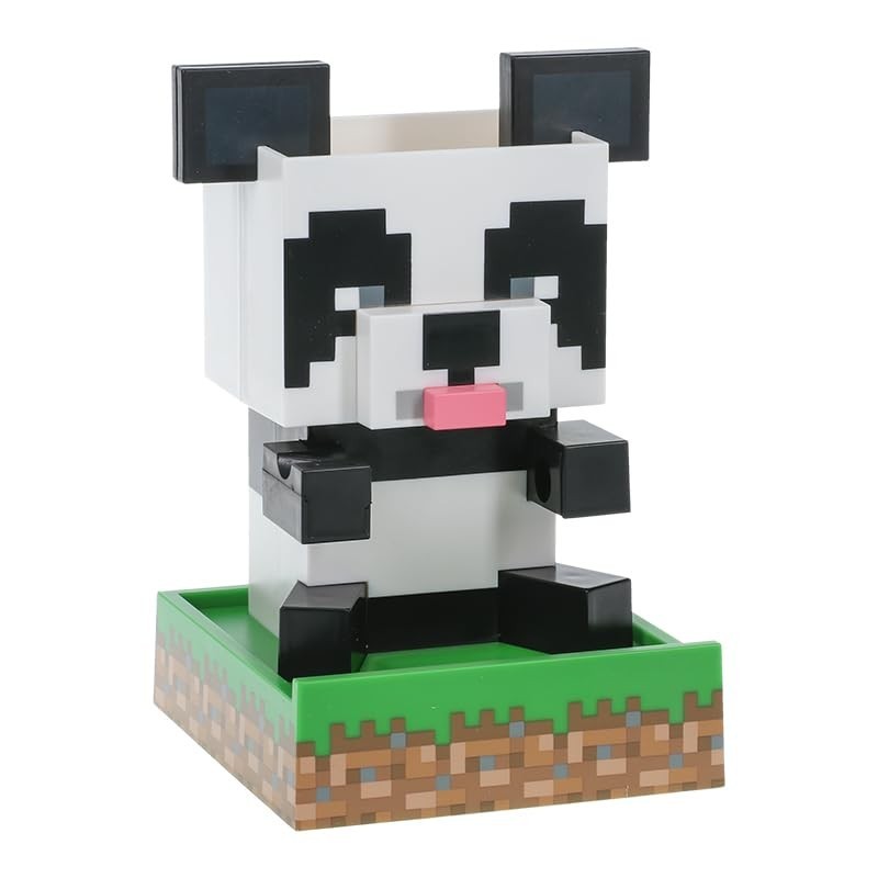 Paladone Minecraft Panda Desktop Organizer – Cute Tidy Stationery Accessory