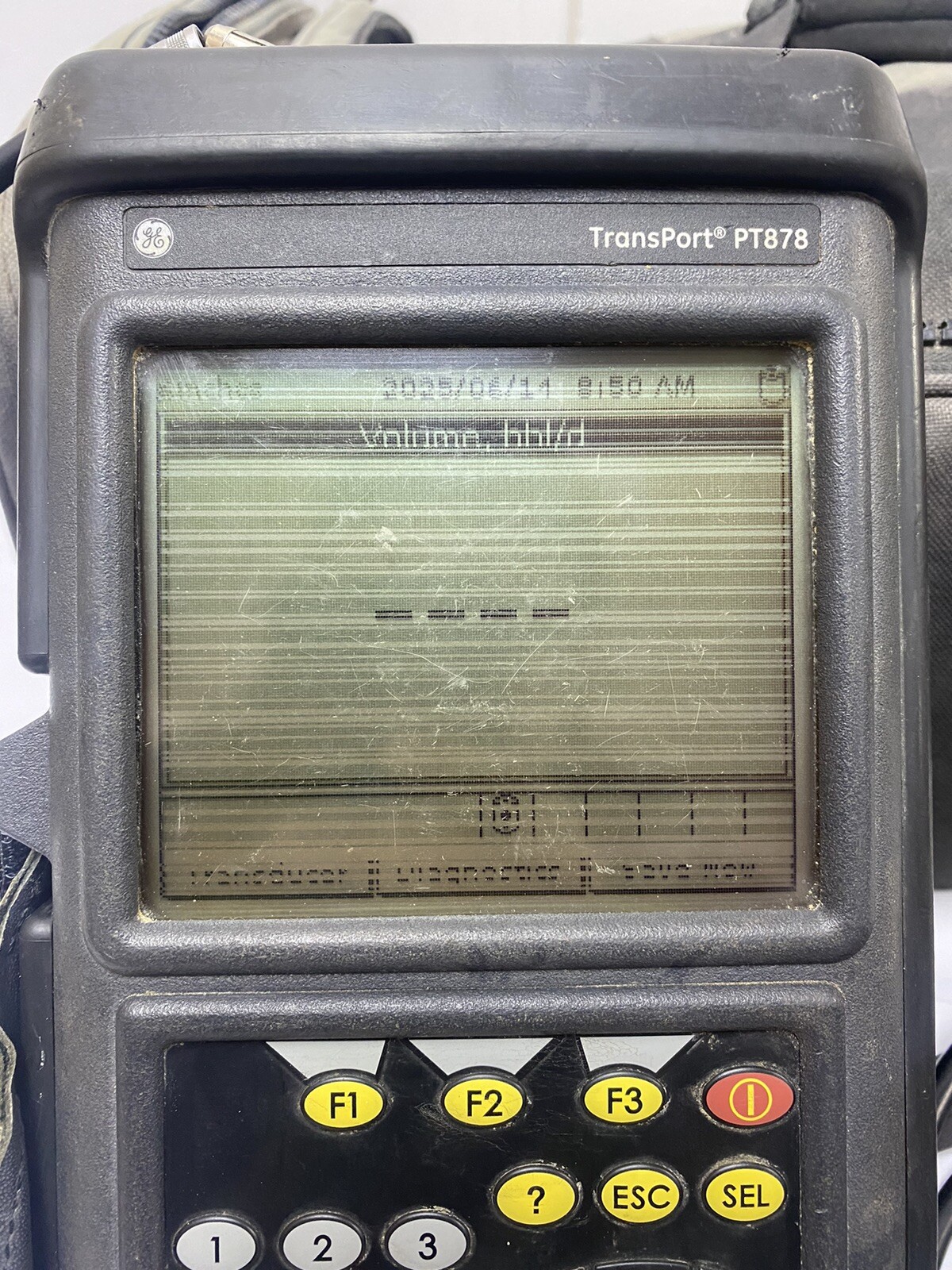 GE Panametrics TransPort PT878 PORTABLE LIQUID FLOWMETER